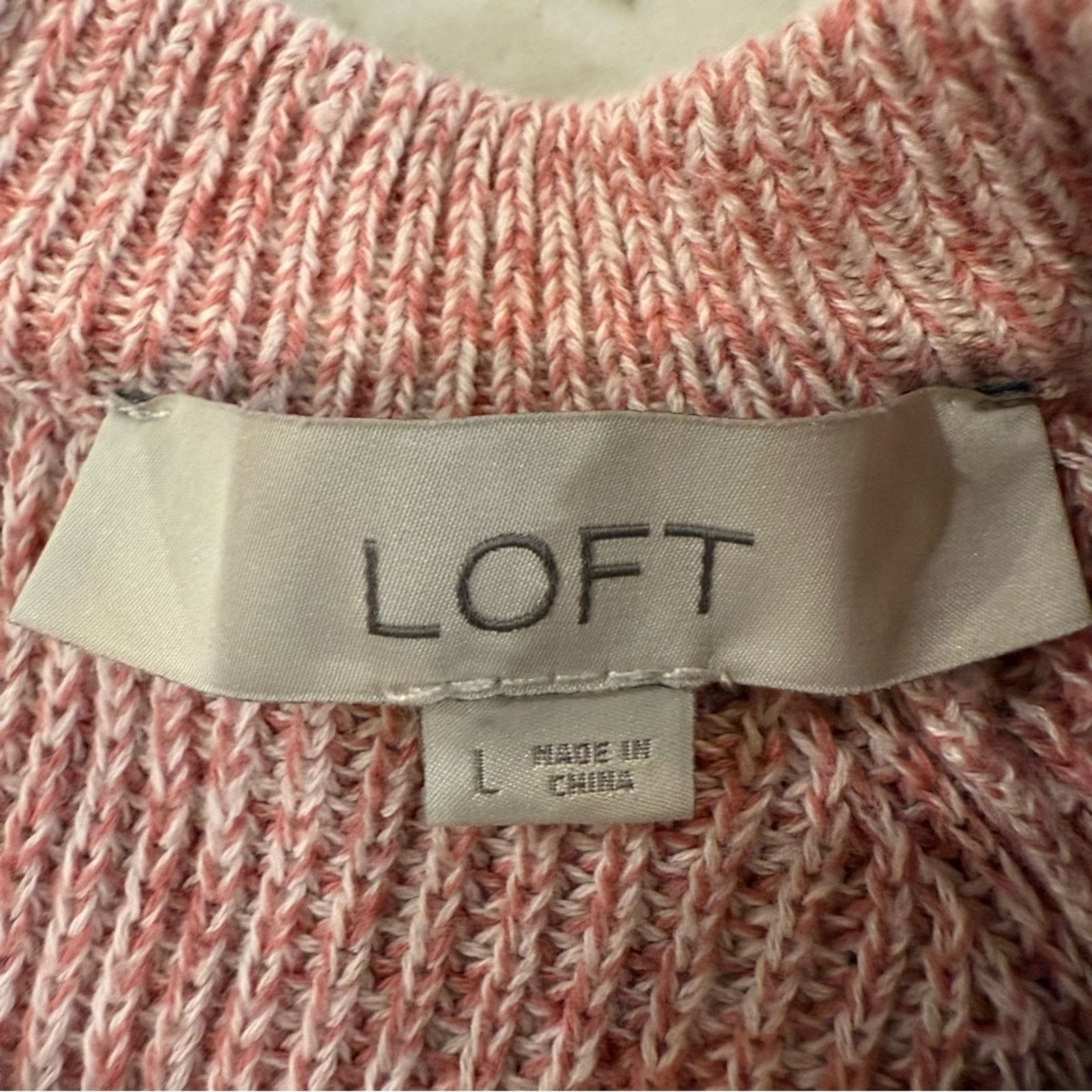 Loft Loft Knit Sweater Keyhole Tie-Back Bow Detail Womens Large Size L / US 10 / IT 46 - 5 Thumbnail