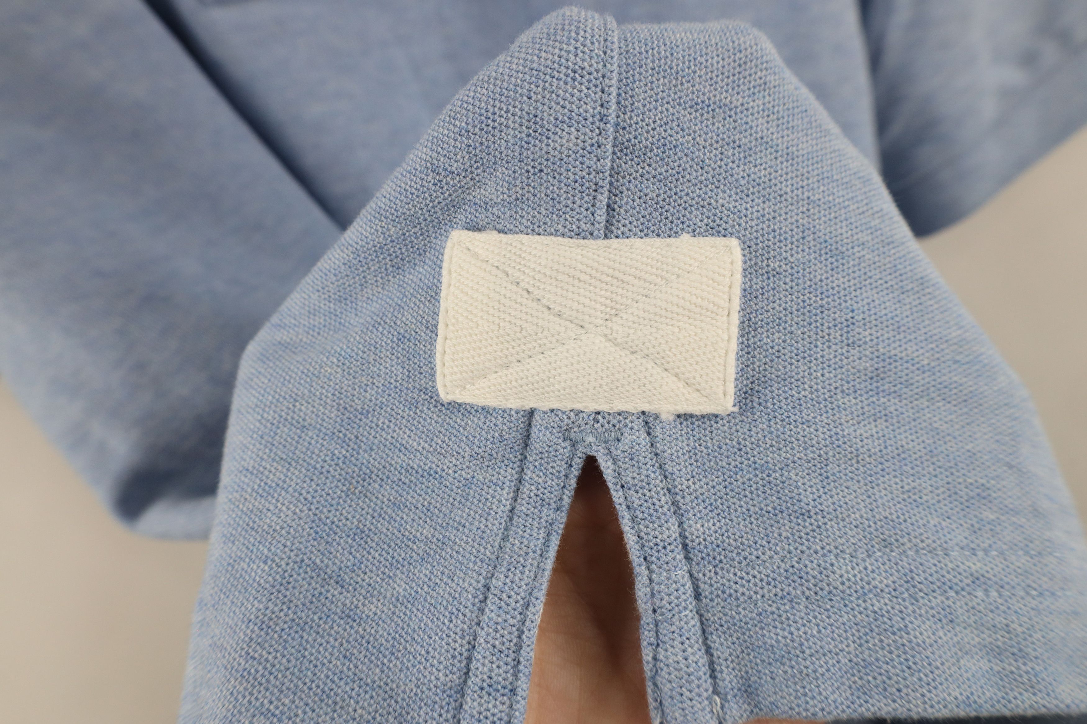 Orvis × Vintage Vintage Orvis Heavyweight Collared Polo Shirt Blue Cotton Size US L / EU 52-54 / 3 - 5 Thumbnail
