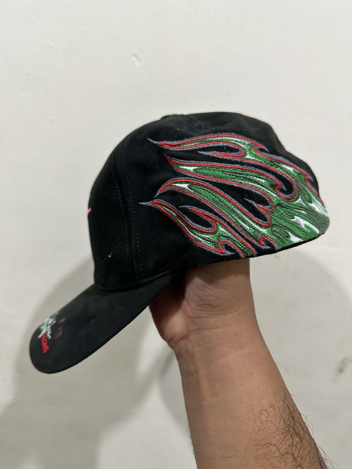 NASCAR VTG 90’s NHRA JOHN FORCE Snapback Size ONE SIZE - 3 Thumbnail