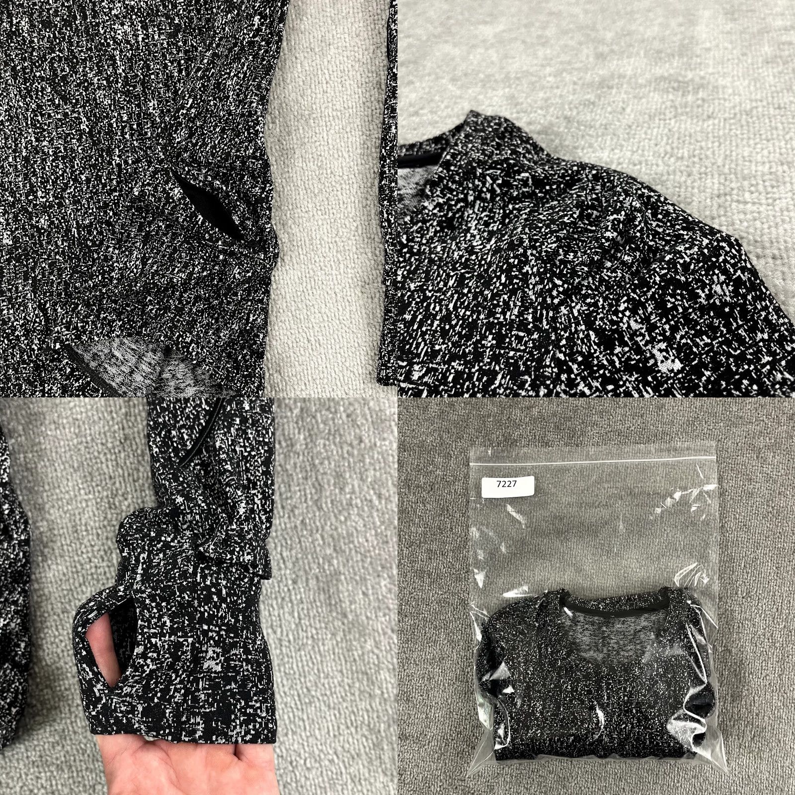 Lululemon LULULEMON Shirt Womens Size 4 Extra Mile Luon Suited Jacquard Top Long Sleeve Black Size S / US 4 / IT 40 - 8 Thumbnail