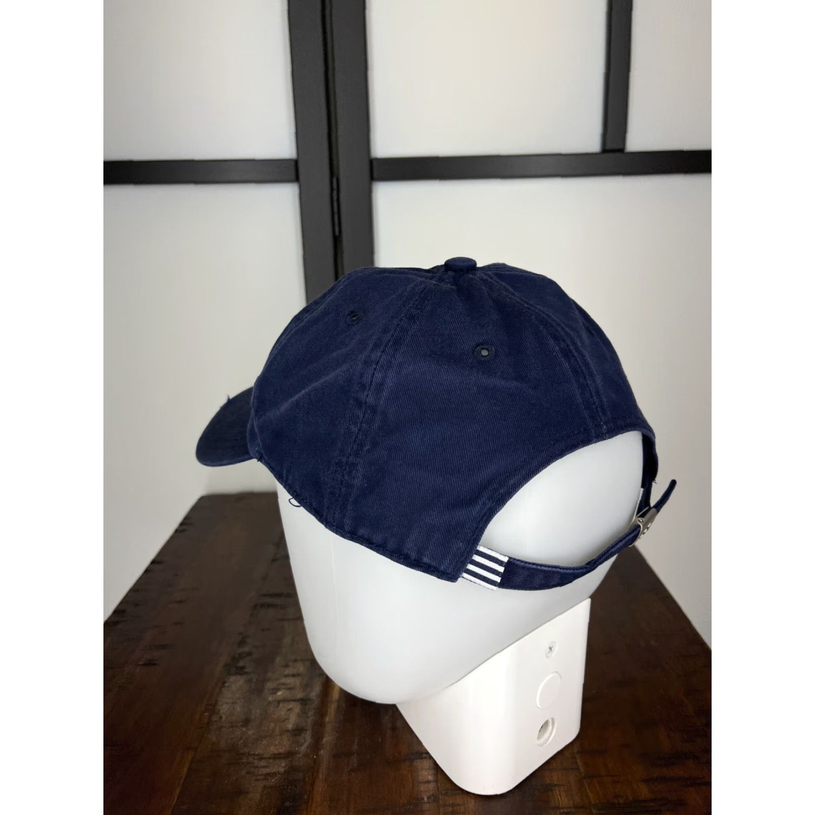 Adidas Adidas Hat Cap One Size Blue 100% Cotton Golf Logo Outdoor Adjustable Mens Hat Size ONE SIZE - 5 Thumbnail
