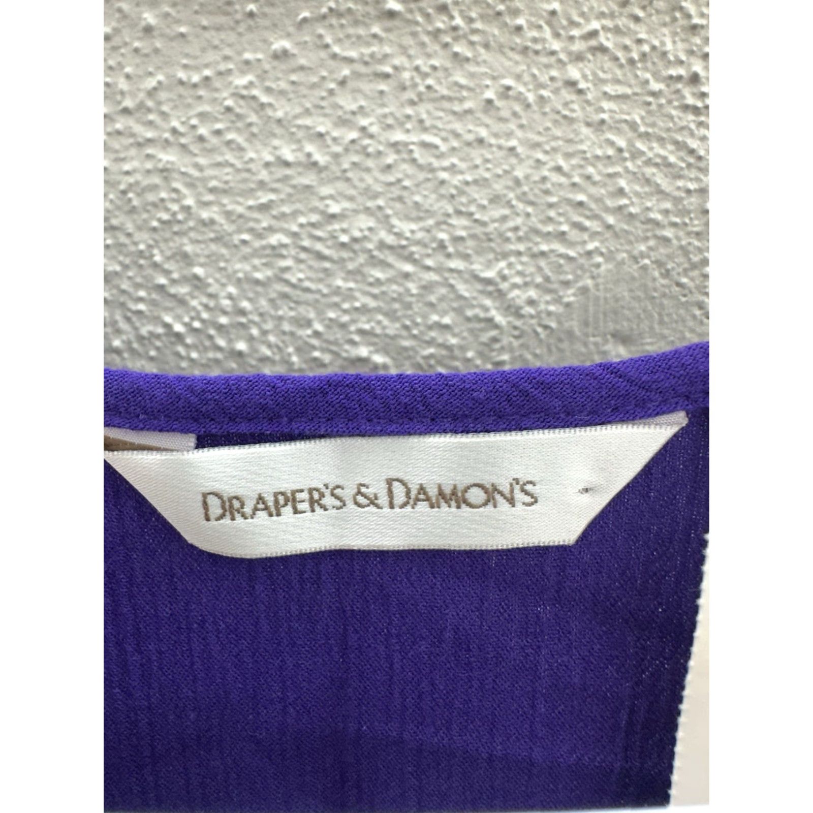 Vintage Drapers & Damons Womens Tank Top Size Medium Purple Wild Plum NWTs Size M / US 6-8 / IT 42-44 - 4 Thumbnail