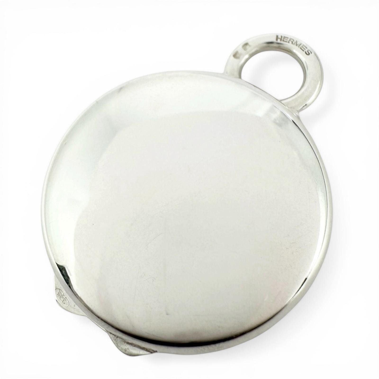 Hermes Hermes Hermes Silver Pendant Pill Case Precious Metal Other DUTY FREE for USA Size ONE SIZE - 1 Thumbnail