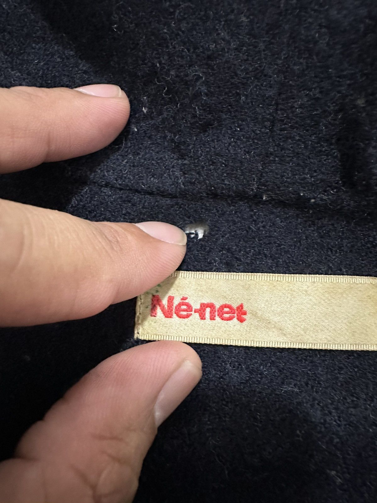 Issey Miyake Rare Ne-net Issey Miyake High Neck Wool Jacket Design Size US M / EU 48-50 / 2 - 13 Thumbnail