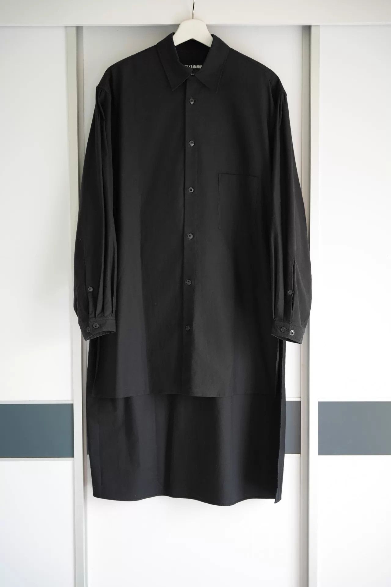 Yohji Yamamoto Yohji Yamamoto 17SS PH Back Sig Print Staff Shirt Size US L / EU 52-54 / 3 - 2 Thumbnail