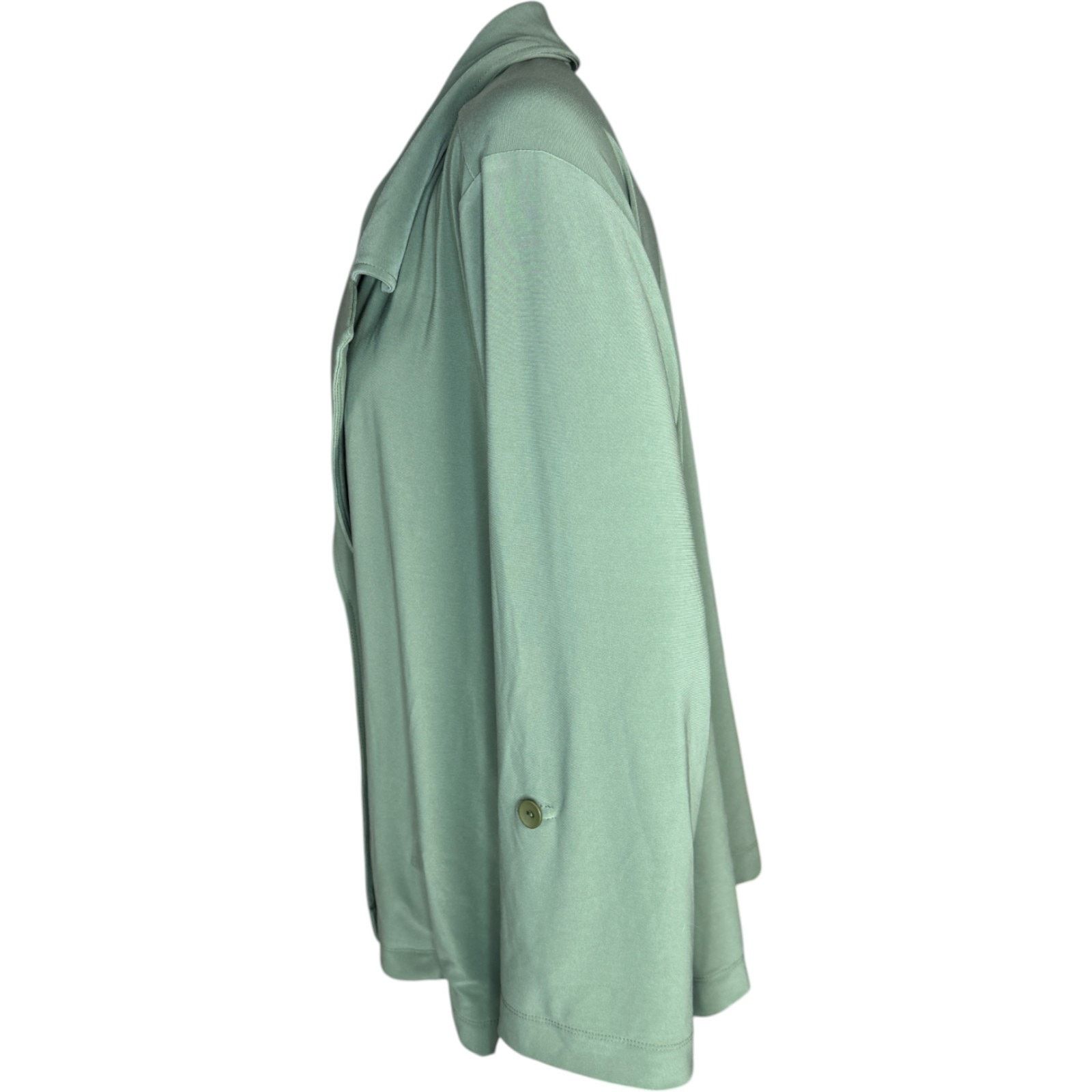 Other Susan Graver LK Notch Collar Jacket Tarragon X-Large Petite Size XL / US 12-14 / IT 48-50 - 6 Thumbnail