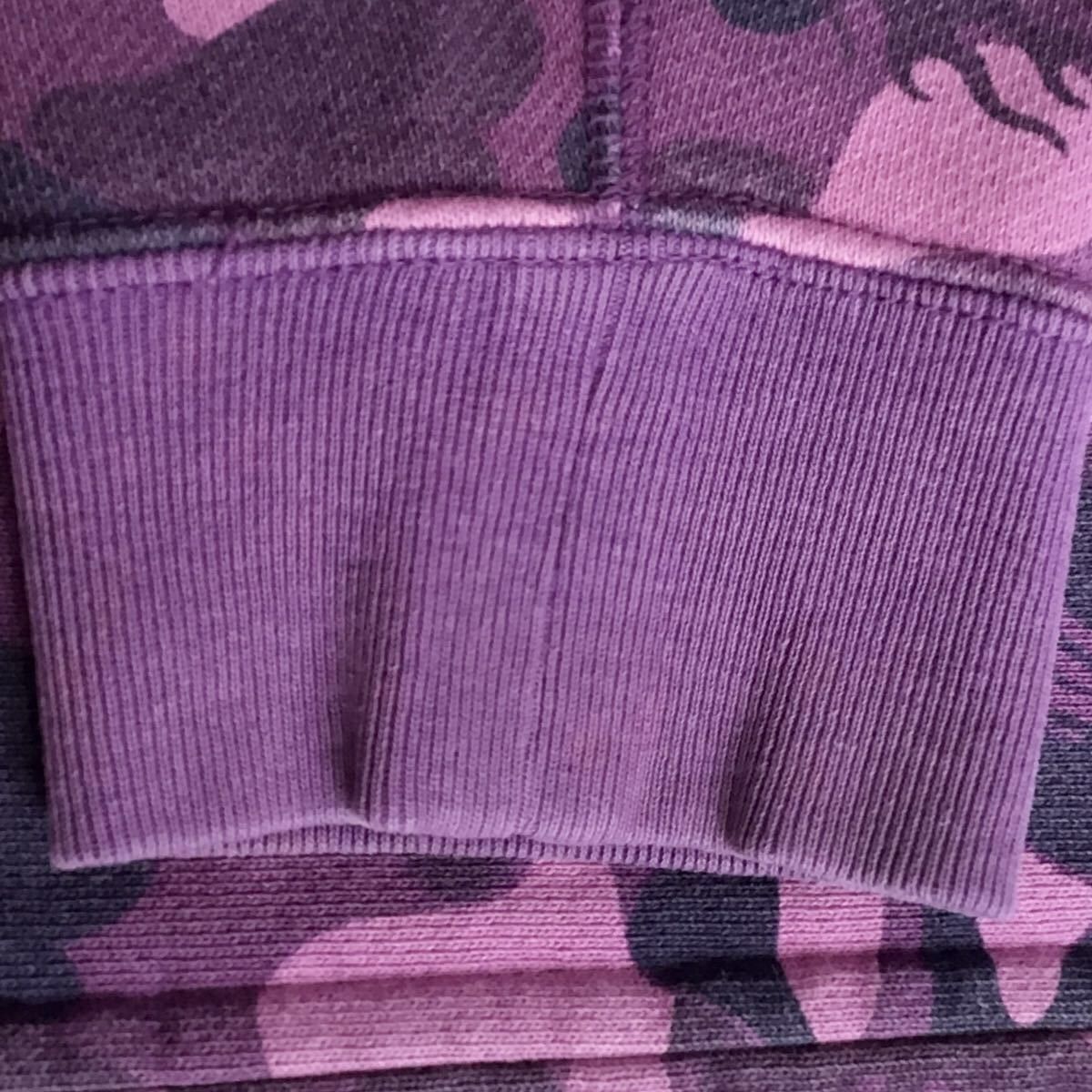 Bape × Nigo 🔥Mook limited🔥 BAPE Purple Fire camo shark full zip hoodie Size US S / EU 44-46 / 1 - 7 Thumbnail