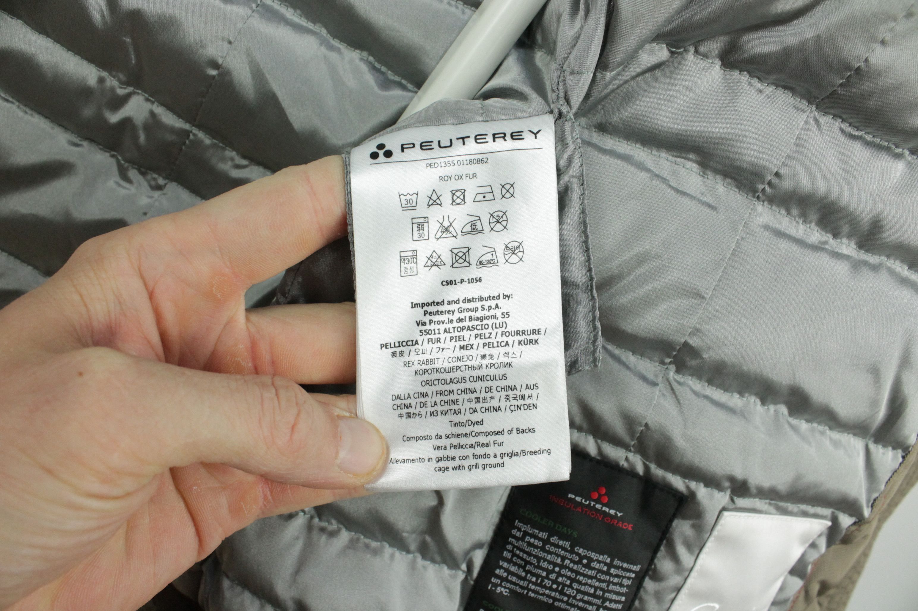Peuterey Women's Peuterey Nylon Down Jacket With Rabbit Fur Size XL / US 12-14 / IT 48-50 - 13 Thumbnail
