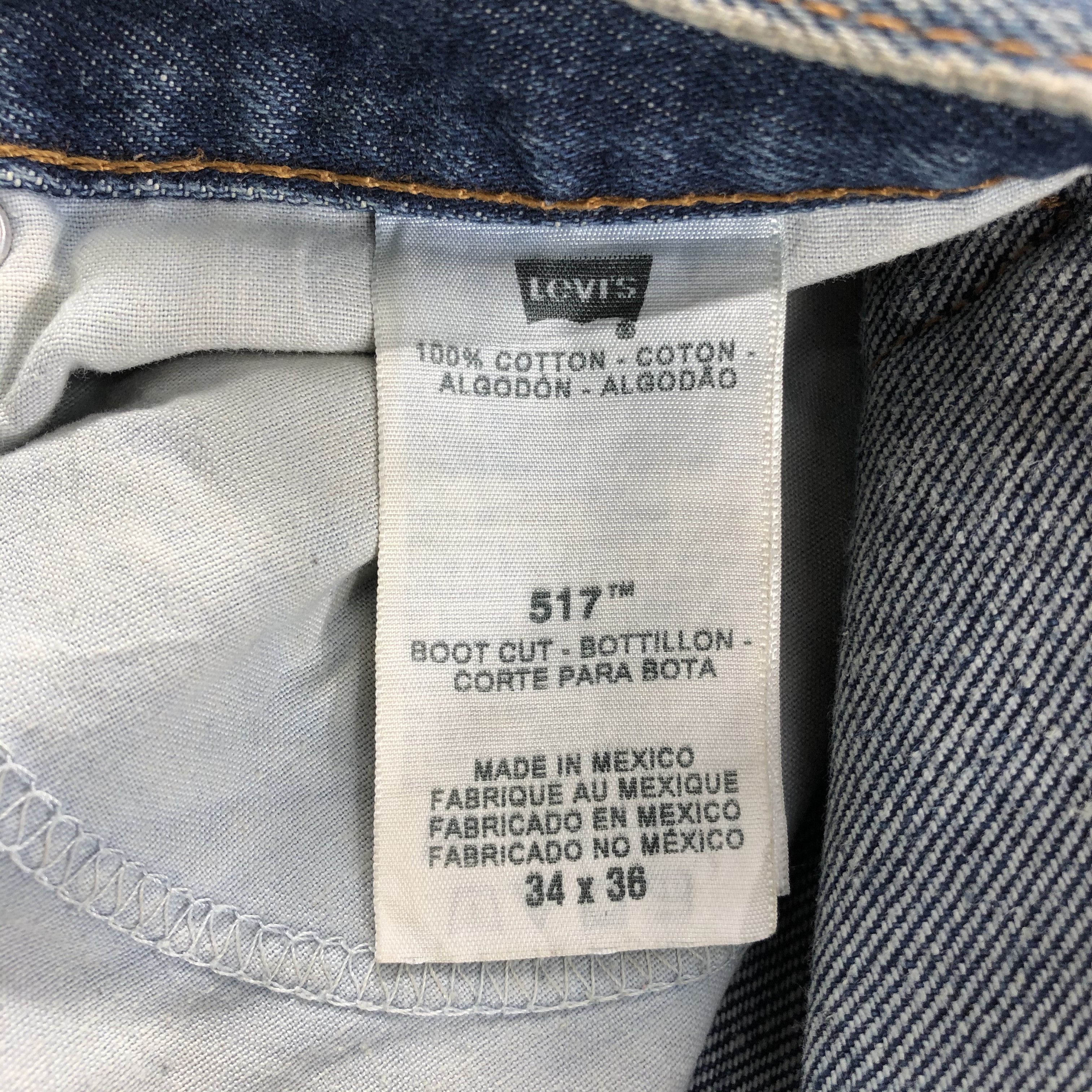 Levi's × Vintage Vintage Blue Wash Levis 517 Flare Jeans-JM2129 Size US 35 - 11 Thumbnail