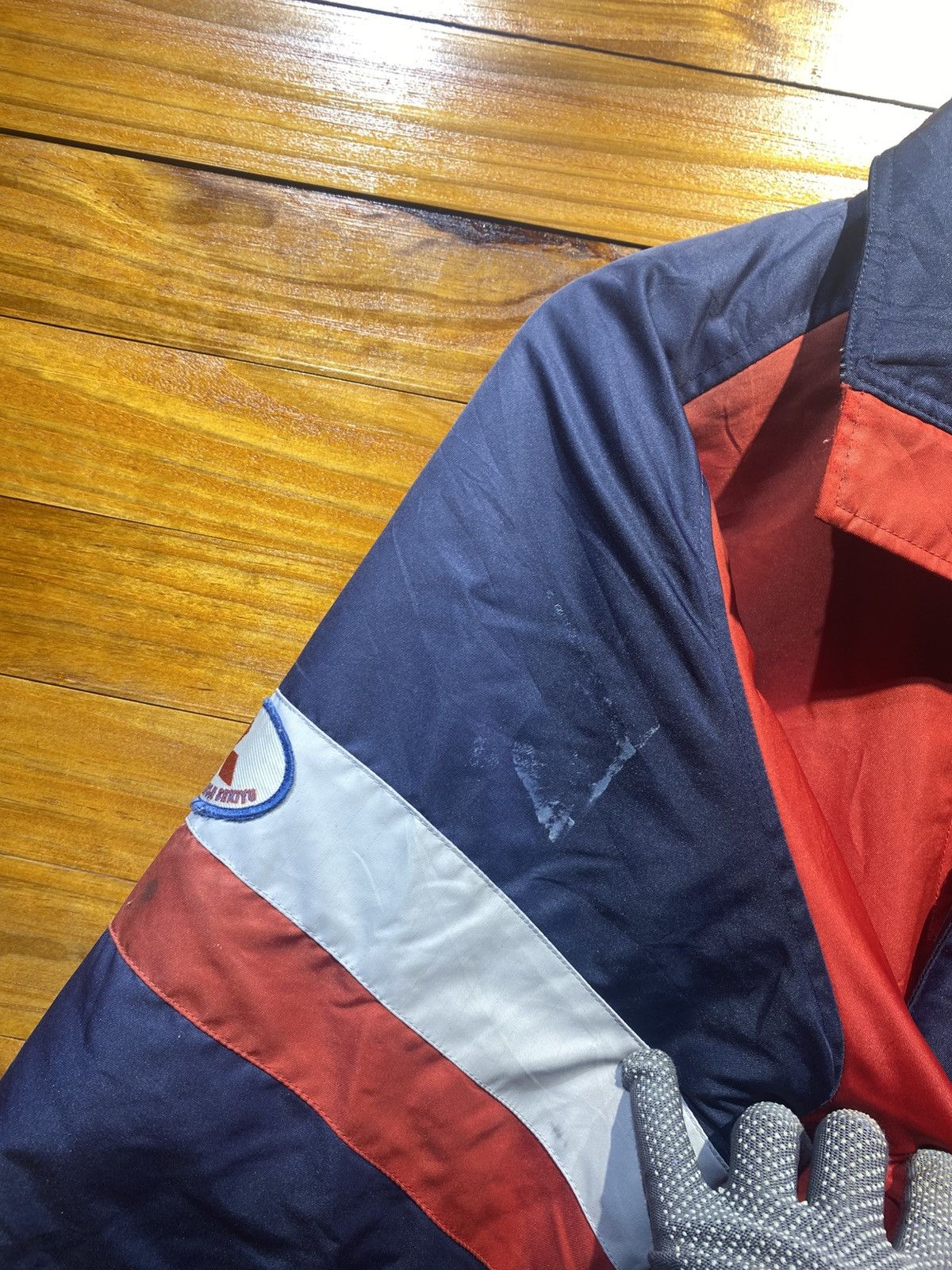 Japanese Brand VINTAGE MITSUBISHI BOMBER JACKET MADE IN JAPAN Size US L / EU 52-54 / 3 - 6 Thumbnail
