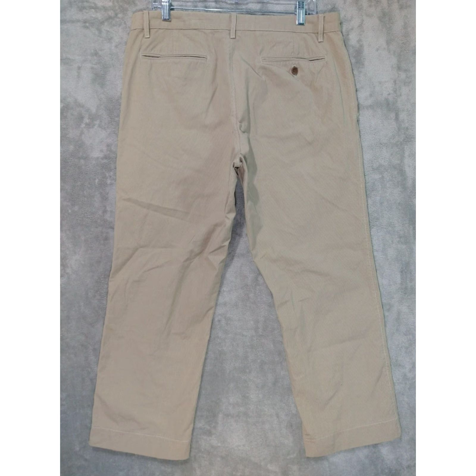 Banana Republic Banana Republic Pants Mens 34x26 Beige Chino Straight Fit Flat Front Mid Rise Casual Workwear City Preppy Mens Size US 34 / EU 50 - 2 Thumbnail