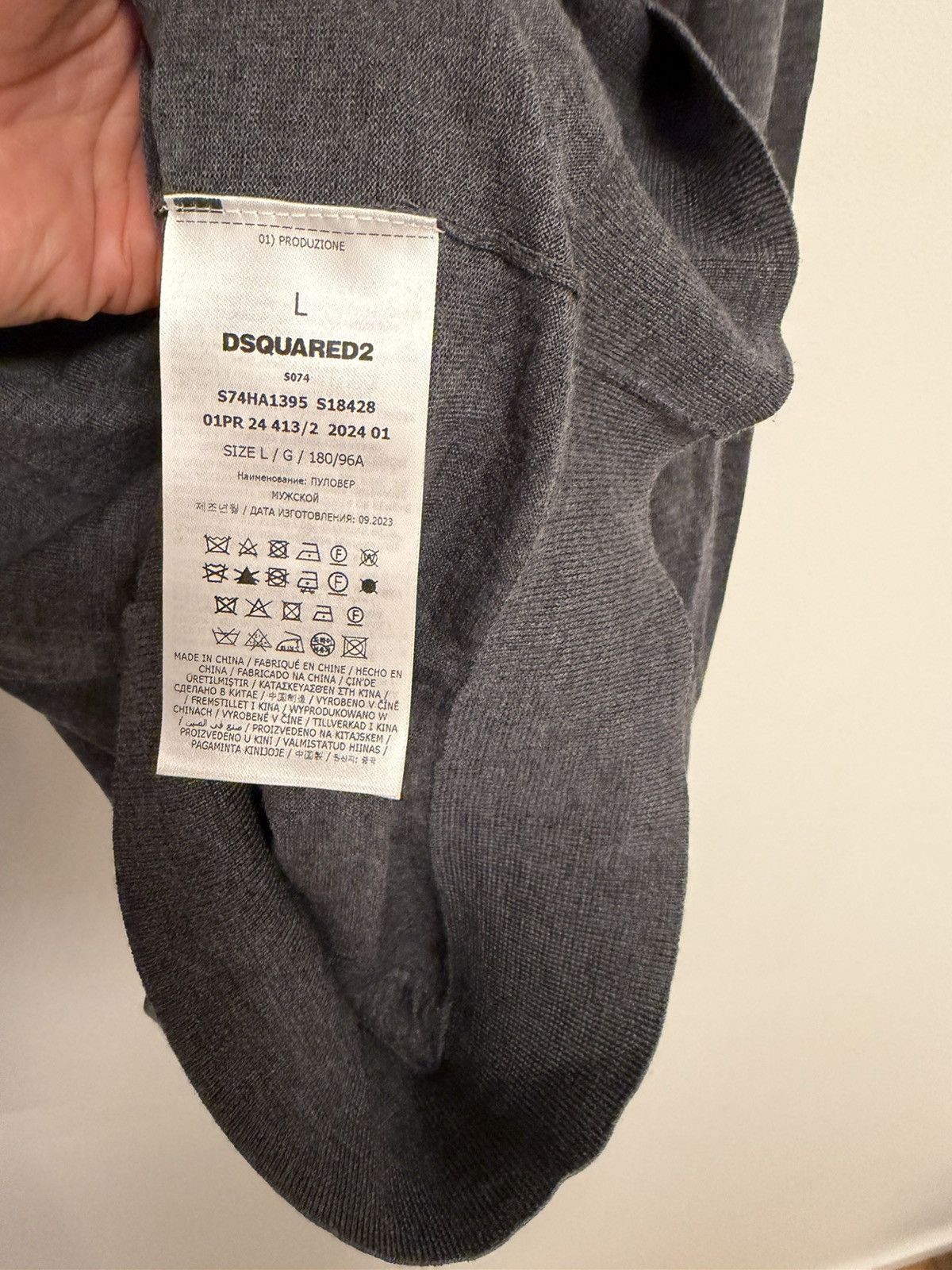 Dsquared2 Dsquared virgin wool sweater Size US L / EU 52-54 / 3 - 2 Thumbnail