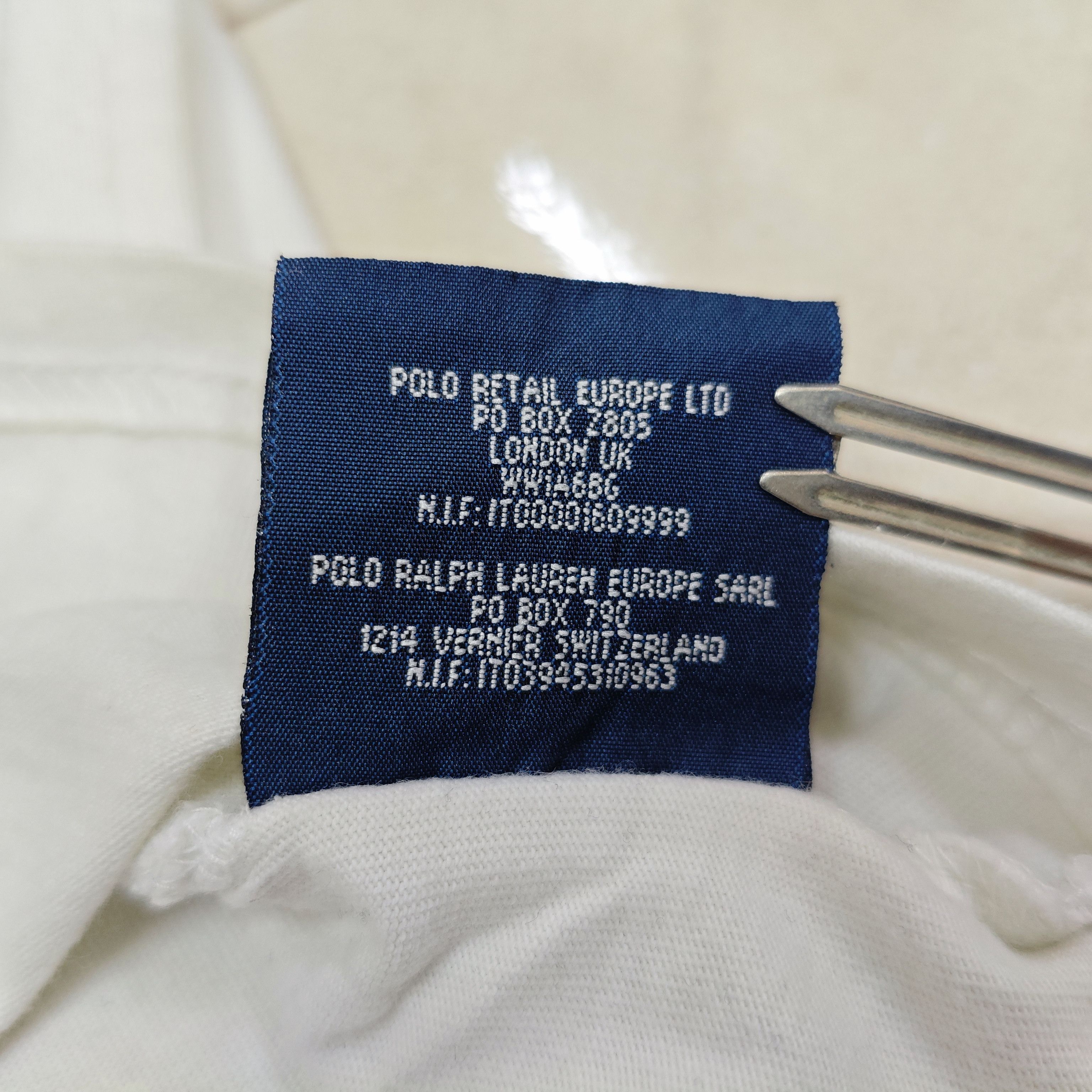 Polo Ralph Lauren POLO by RALPH LAUREN Crest Pocket Embroidered No 3 Tee Size US M / EU 48-50 / 2 - 12 Thumbnail