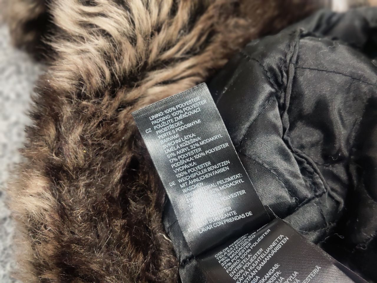 Le Grande Bleu (L.G.B.) Vintage Y2K Fuzzy Fur Ushanka Hat Brown faded l.g.b. Style Size ONE SIZE - 11 Thumbnail