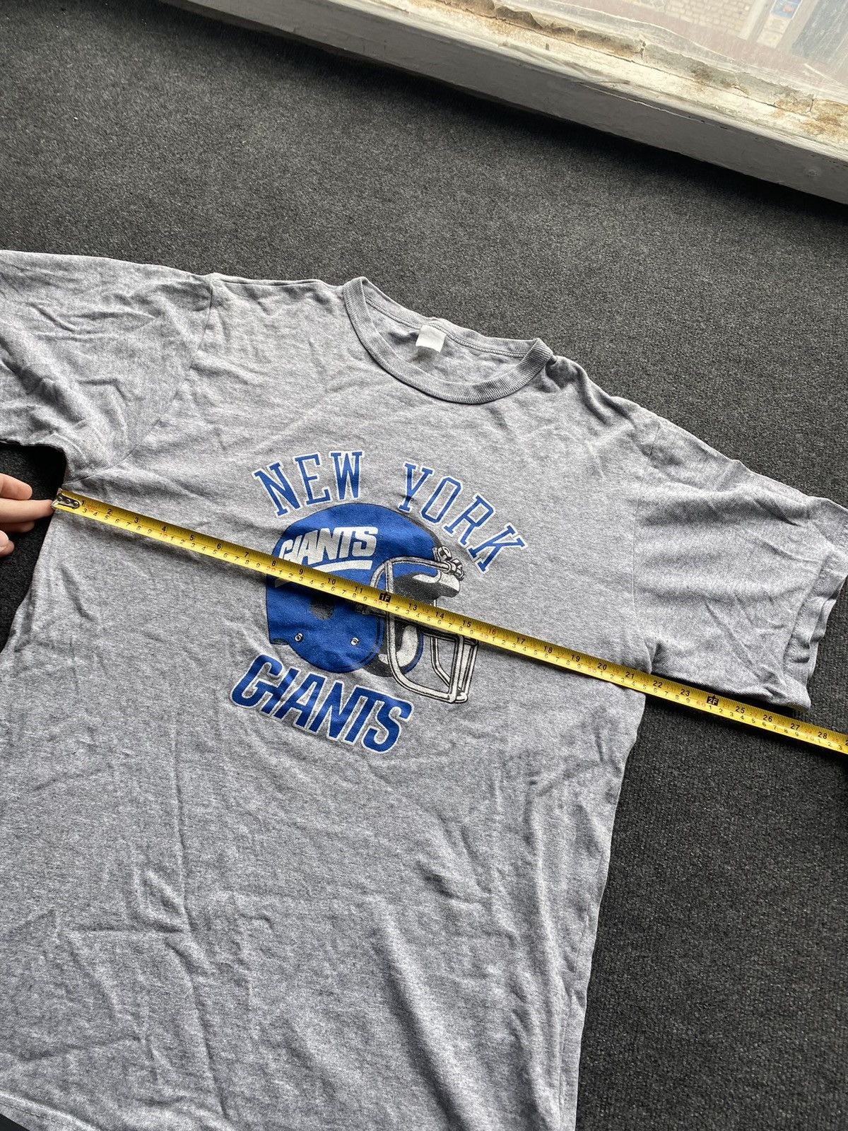 NFL 🔥80s New York Giants Fan gray Vintage tee men nfl league Size US L / EU 52-54 / 3 - 10 Thumbnail