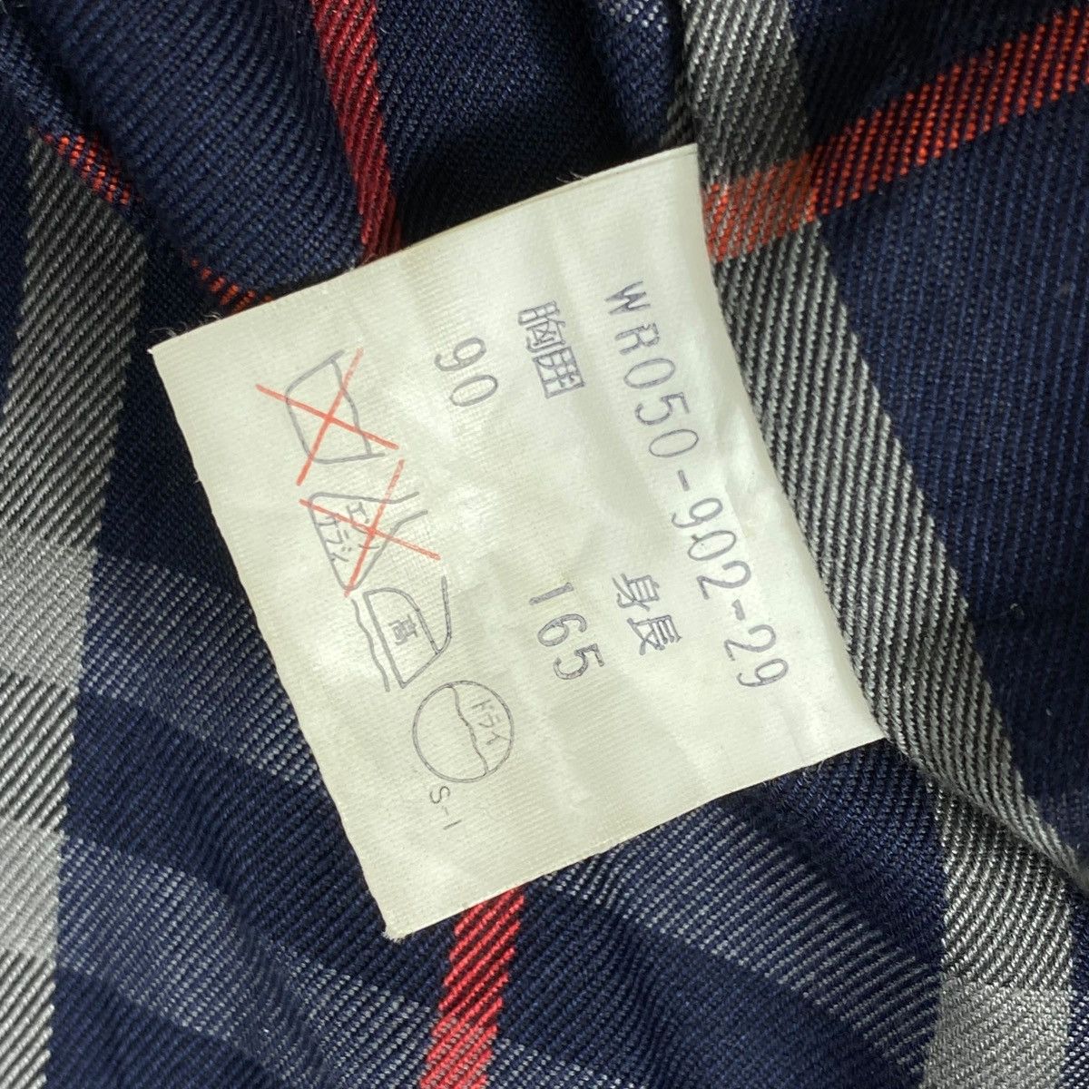 Burberry × Burberry Prorsum Vintage Burberrys London Nova Checked Navy Blue Long Jacket Size US M / EU 48-50 / 2 - 12 Thumbnail