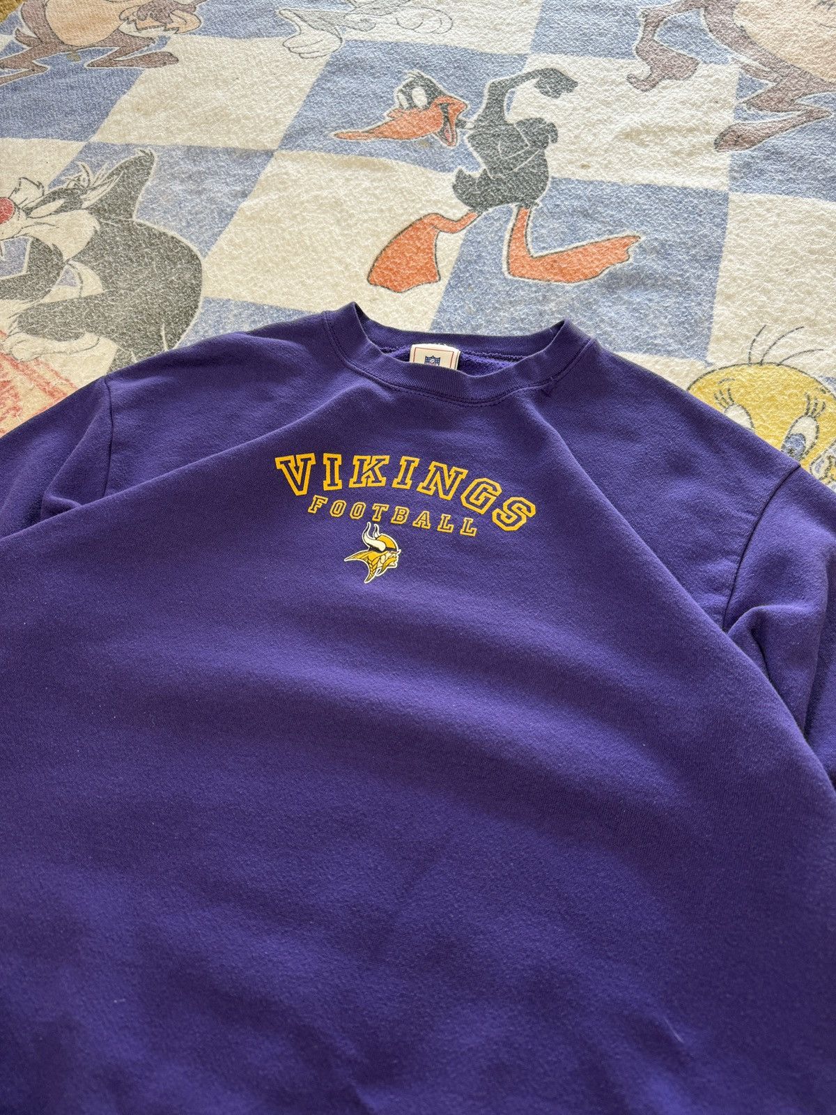 NFL Vintage minnesota vikings crewneck sweatshirt Size US L / EU 52-54 / 3 - 2 Thumbnail