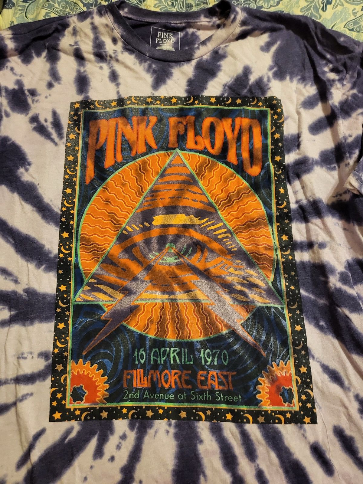 Band Tees Vintage Pink Floyd “Filmore East” Tie Dye T-Shirt Size US XXL / EU 58 / 5 - 1 Thumbnail