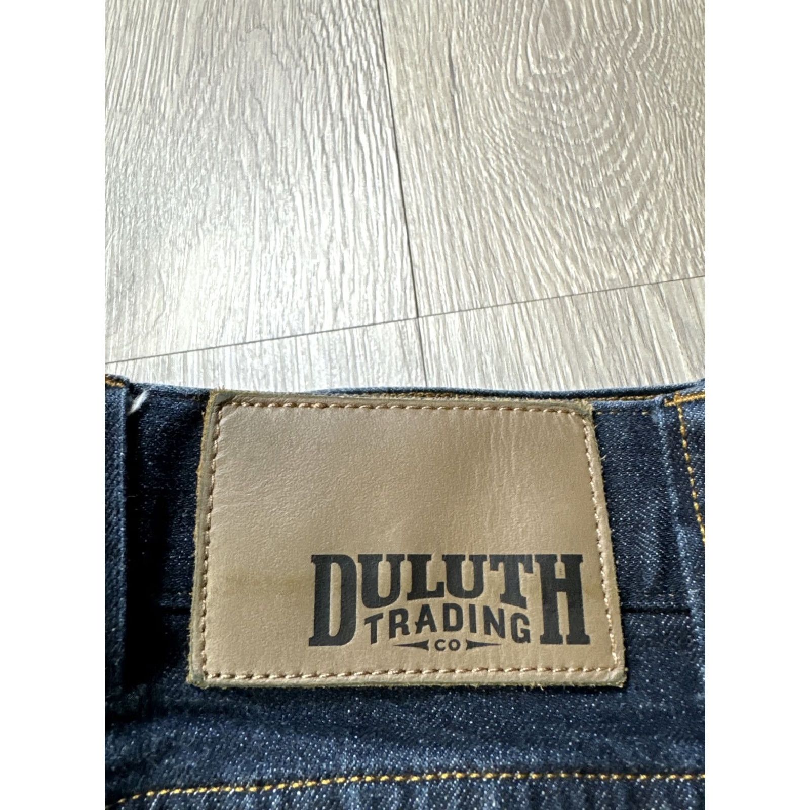 Denime Duluth Flex Weekender Jeans Shirt? 46x31 Blue Denim Big & Tall Men Relaxed Fit 5-Pocket Cotton Spandex USA Vintage: No Size US 30 / EU 46 - 2 Thumbnail