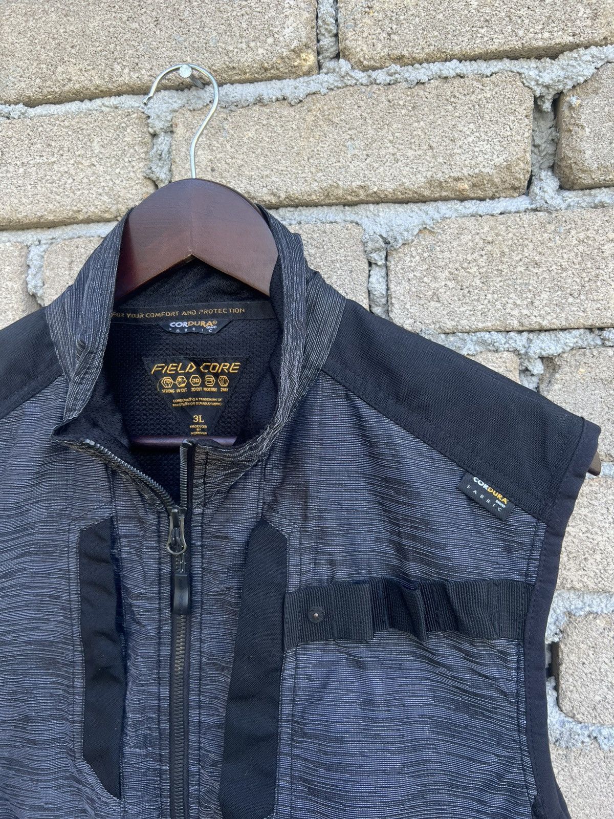 Japanese Brand Fieldcore Cordura Fabric Vest Nice Design Size US L / EU 52-54 / 3 - 5 Thumbnail