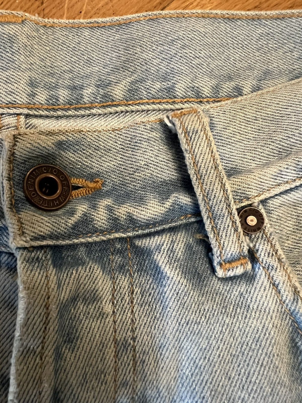 Off-White Off-White cropped raw denim jeans size 34 Size US 34 / EU 50 - 3 Thumbnail