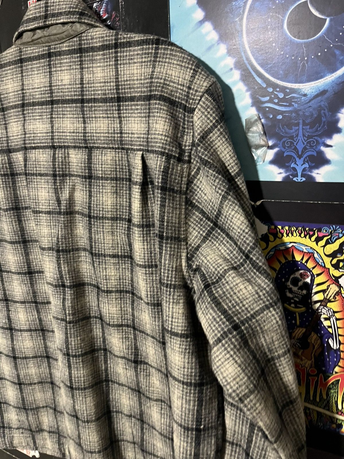 Gap Vintage Y2K 2000’s Gal Wool Flannel Button Down shirt Size US M / EU 48-50 / 2 - 12 Thumbnail