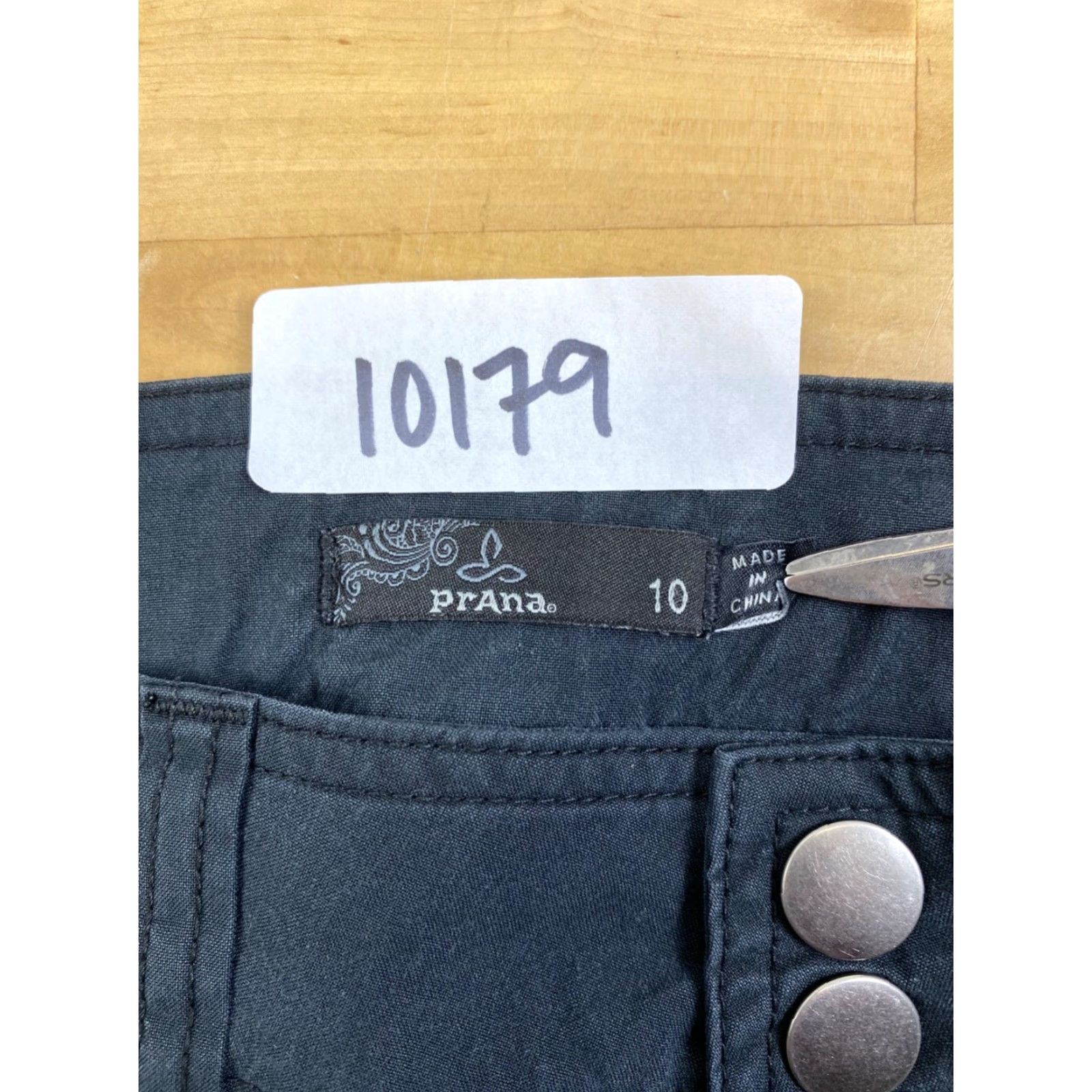 Prana prAna Pants Black Womens 10 Casual Outdoor Hiking Camping 10179 Size 32" / US 10 / IT 46 - 4 Thumbnail