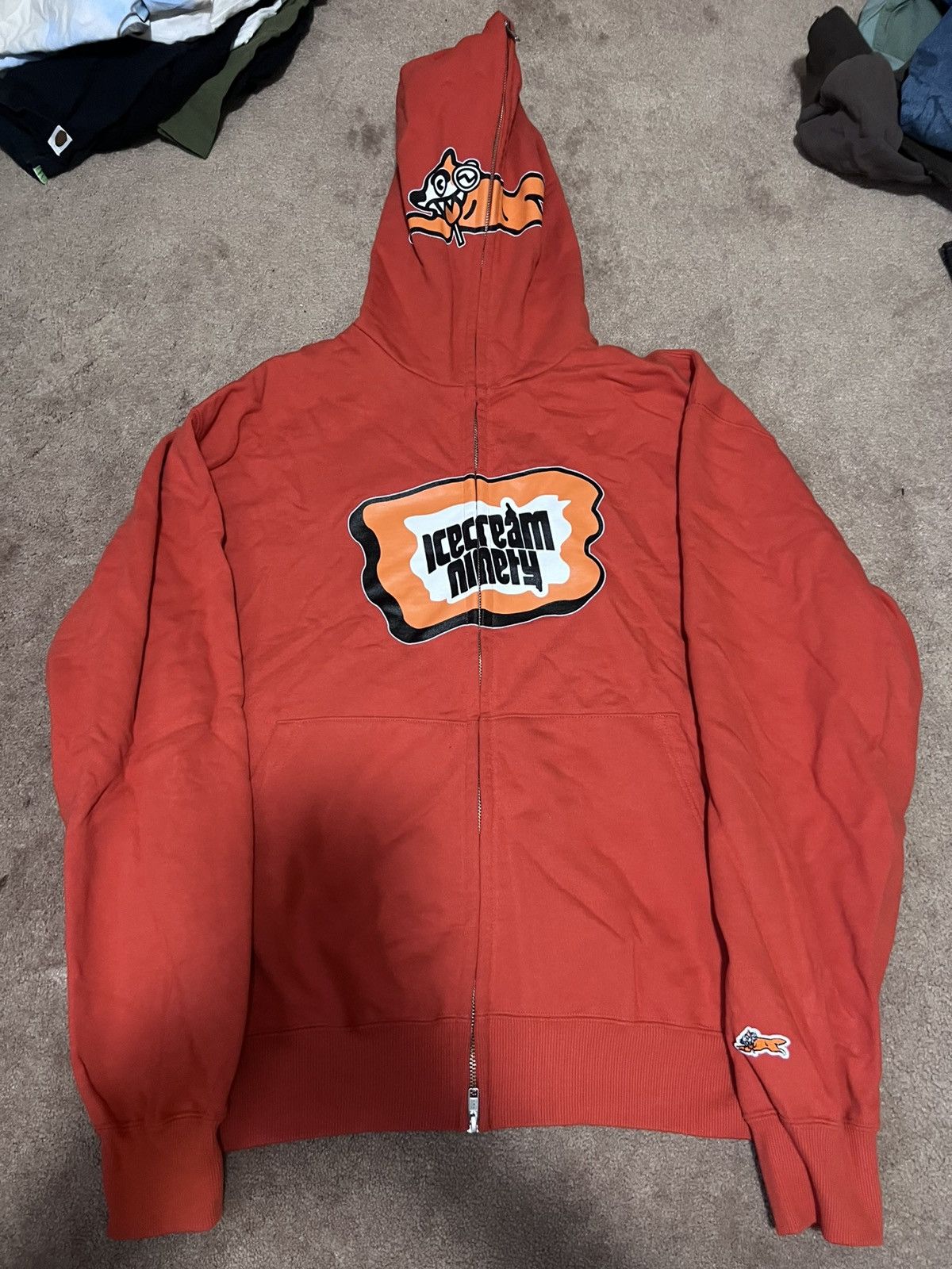 Orange bbc hoodie sale