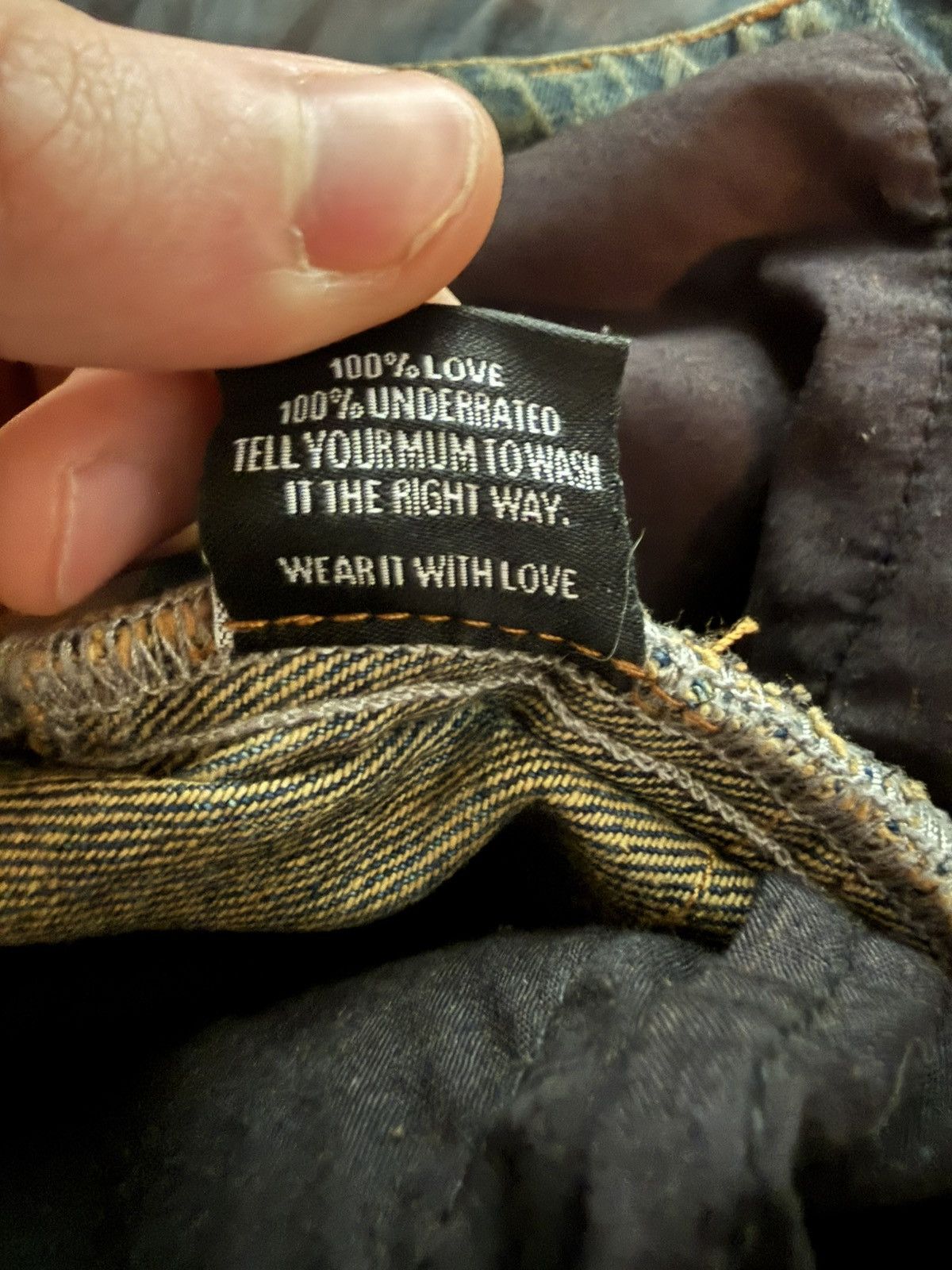 No Faith Studios NO FAITH STUDIOS WAVE DENIM - Blue Size US 30 / EU 46 - 9 Thumbnail