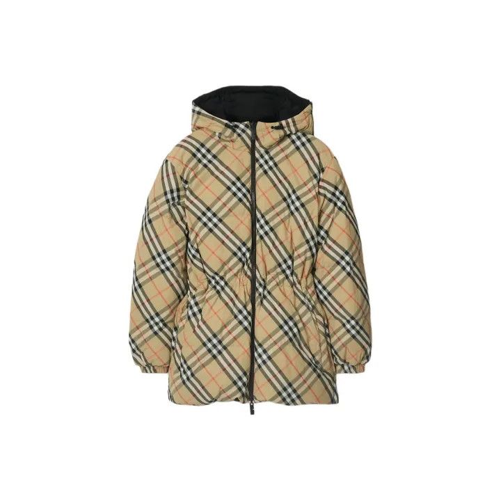 Burberry Burberry FW24 Hooded Plaid Puffer Jacket 0079 Size XS / US 0-2 / IT 36-38 - 1 Thumbnail
