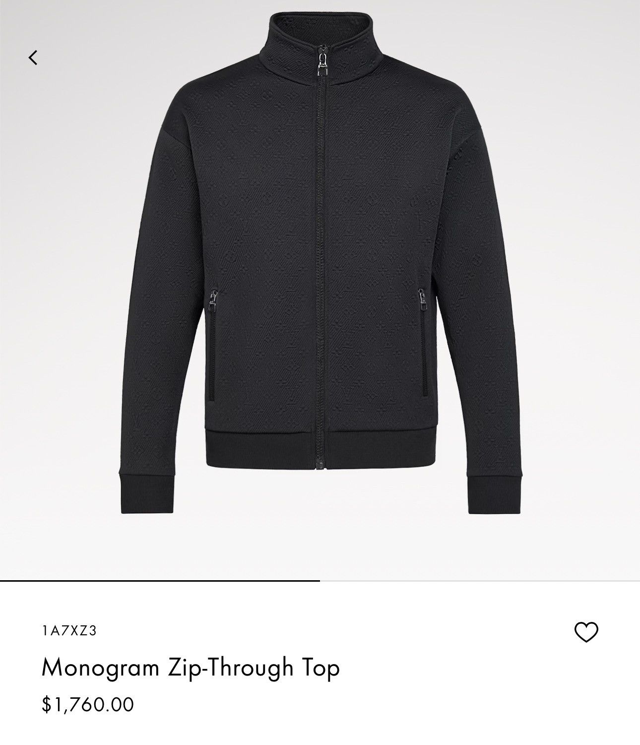 Louis Vuitton Black Fleece Jacket Louis Vuitton Black Logo Printed