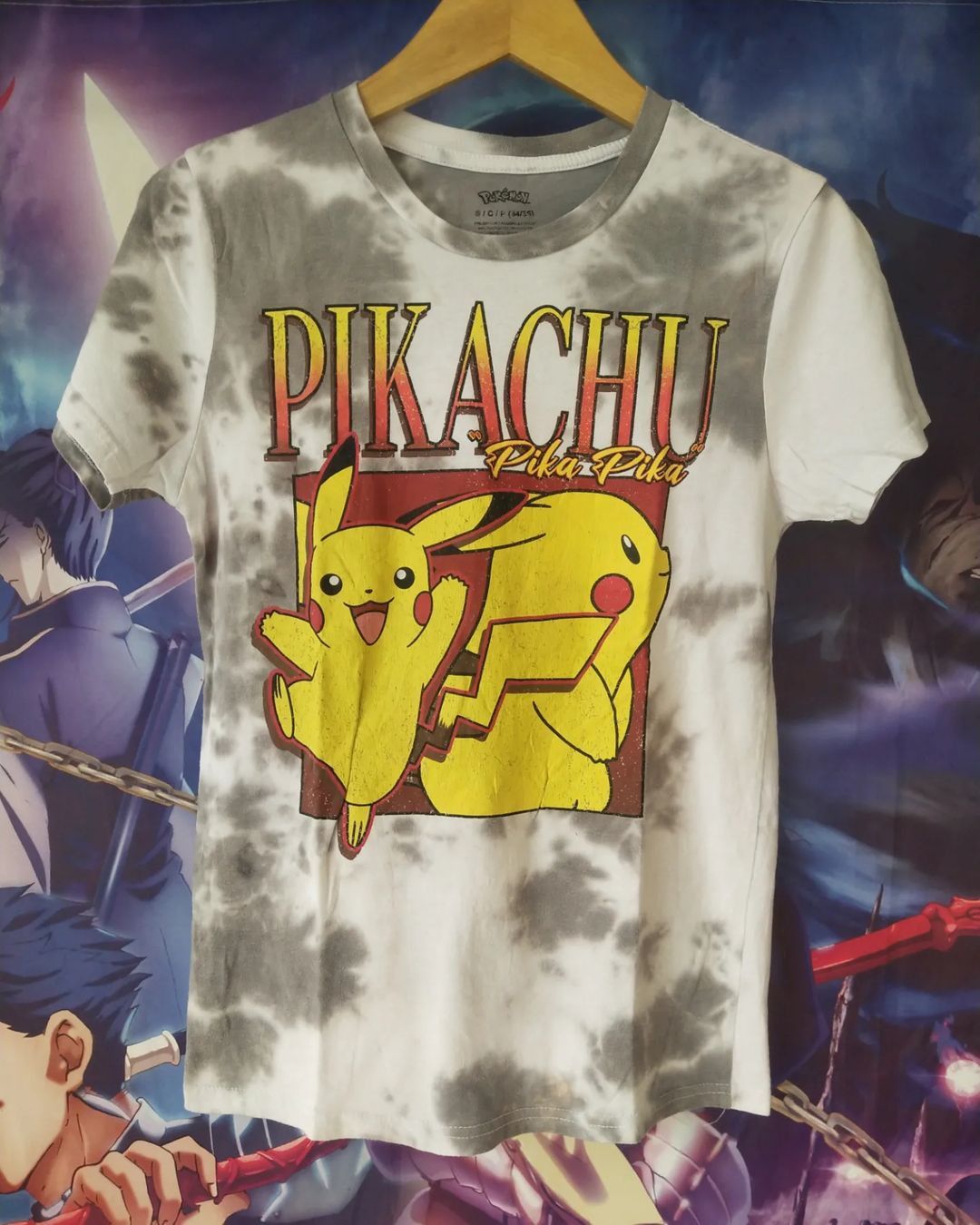 Anime × Pokemon Pokemon Pikachu Big Print Tie Dye Official Anime Tees Size US S / EU 44-46 / 1 - 1 Thumbnail