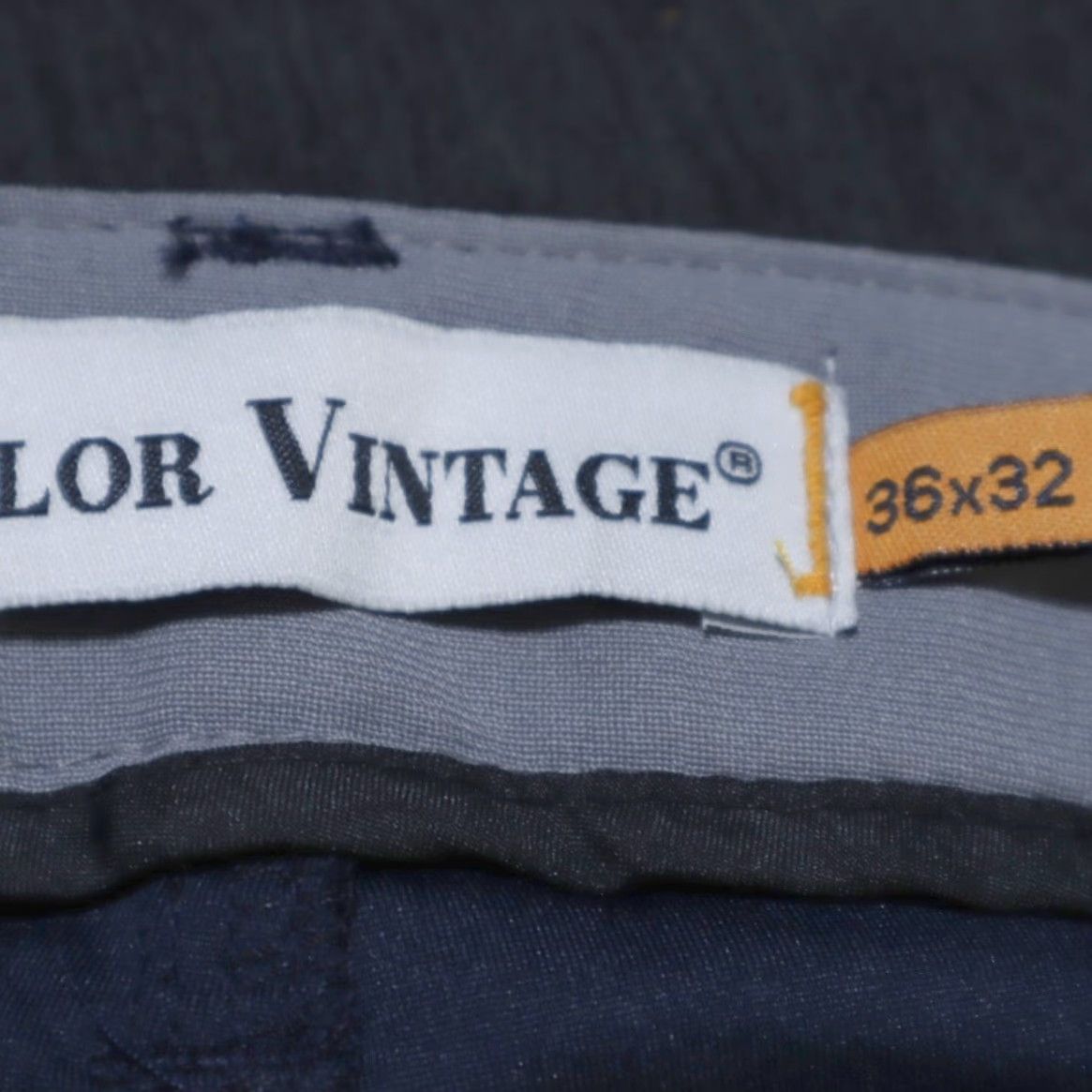 Vintage VINTAGE Tailor Vintage Luxeperformance Canaan Slim Fit Pants Navy Blue Men's 36 Size US 36 / EU 52 - 5 Thumbnail