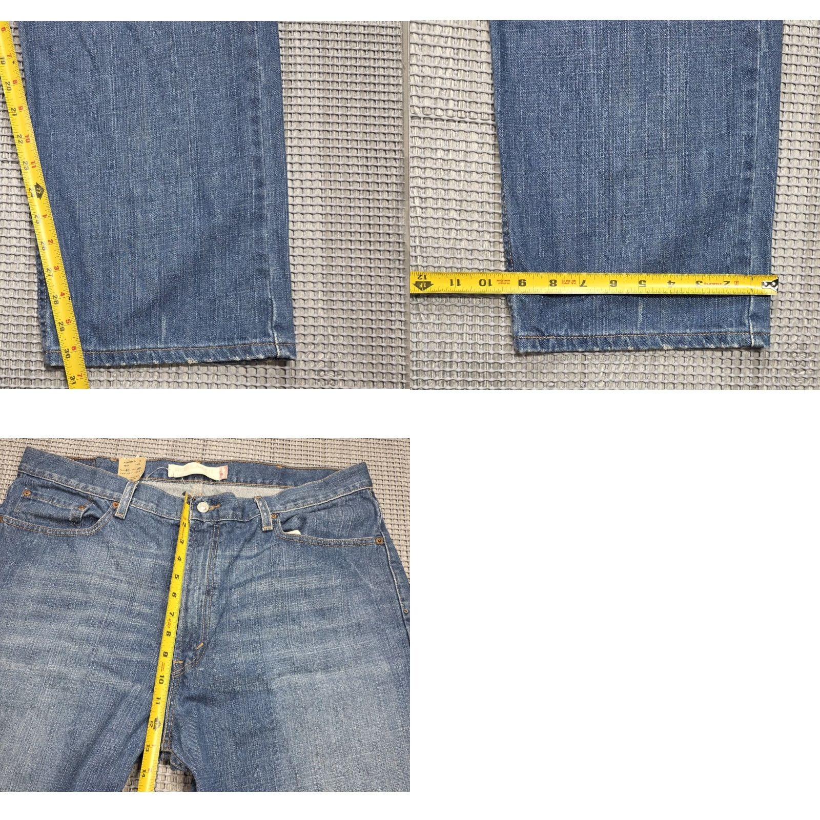 Levi's VINTAGE Levi's 505 Jeans Men 40x30 Blue Denim Cotton Regular Straight Leg Y2K NWT NOS Size US 40 / EU 56 - 10 Thumbnail