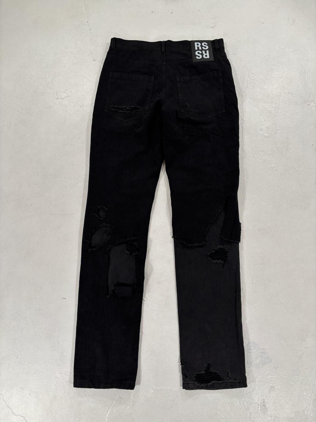 Raf Simons Raf Simons AW19 Destroyed Zombie Denim Size US 32 / EU 48 - 2 Thumbnail