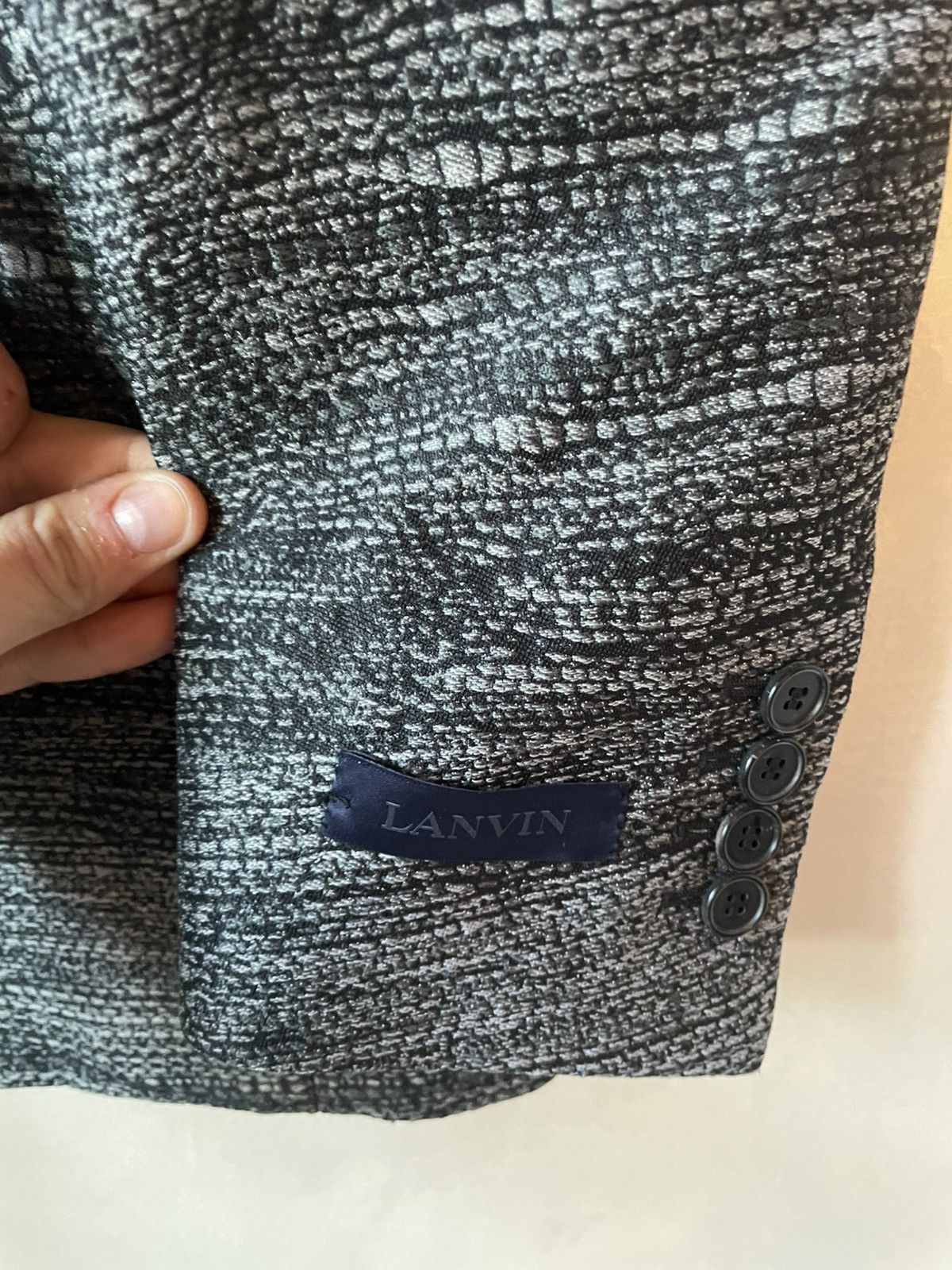 Lanvin Lanvin Tailored Jacket Size 50L - 8 Thumbnail