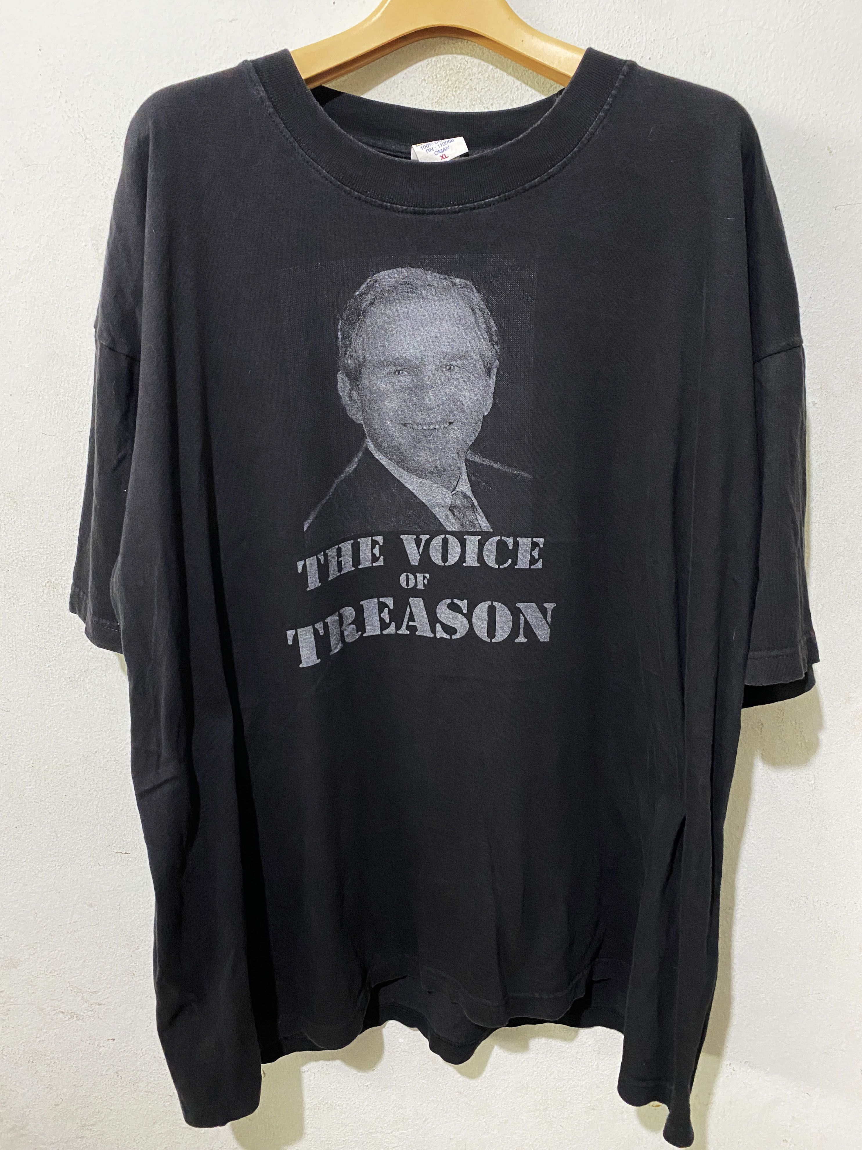 Vintage George W. Bush The Voice of Treason T-shirt