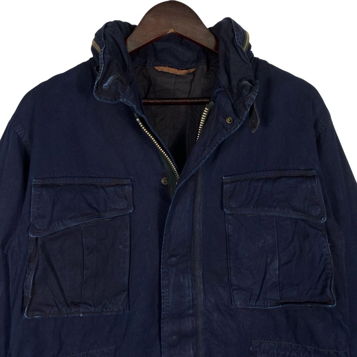 Kapital Vintage KAPITAL Japan Indigo Dye M-65 Field Jacket Size US M / EU 48-50 / 2 - 4 Thumbnail
