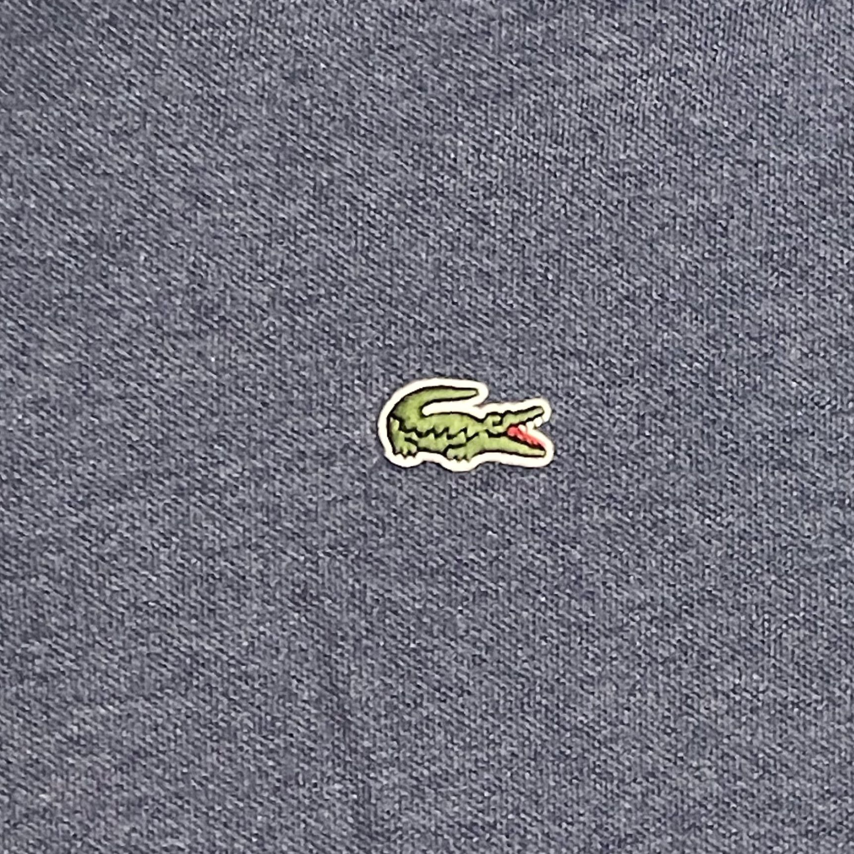 Lacoste Lacoste Polo Shirt Mens 3XL Blue Classic Fit Short Sleeve Logo Croc Lightweight Knit Peru Made Size US XXL / EU 58 / 5 - 4 Thumbnail