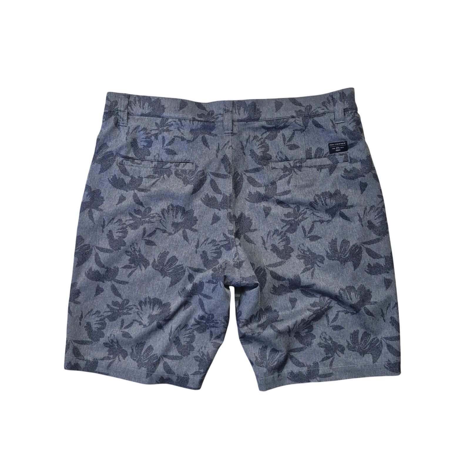 TravisMathew Travis Mathew Men's Gray Golf Shorts Polyester Size 34 Size US 34 / EU 50 - 4 Thumbnail