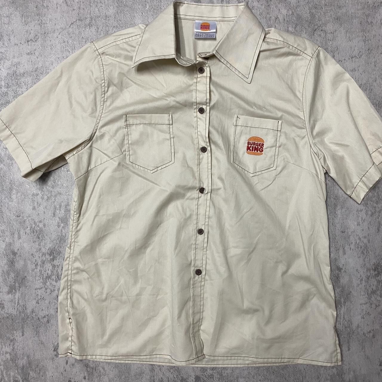 Other Cream and tan Burger King shirt clothing Size US L / EU 52-54 / 3 - 1 Thumbnail