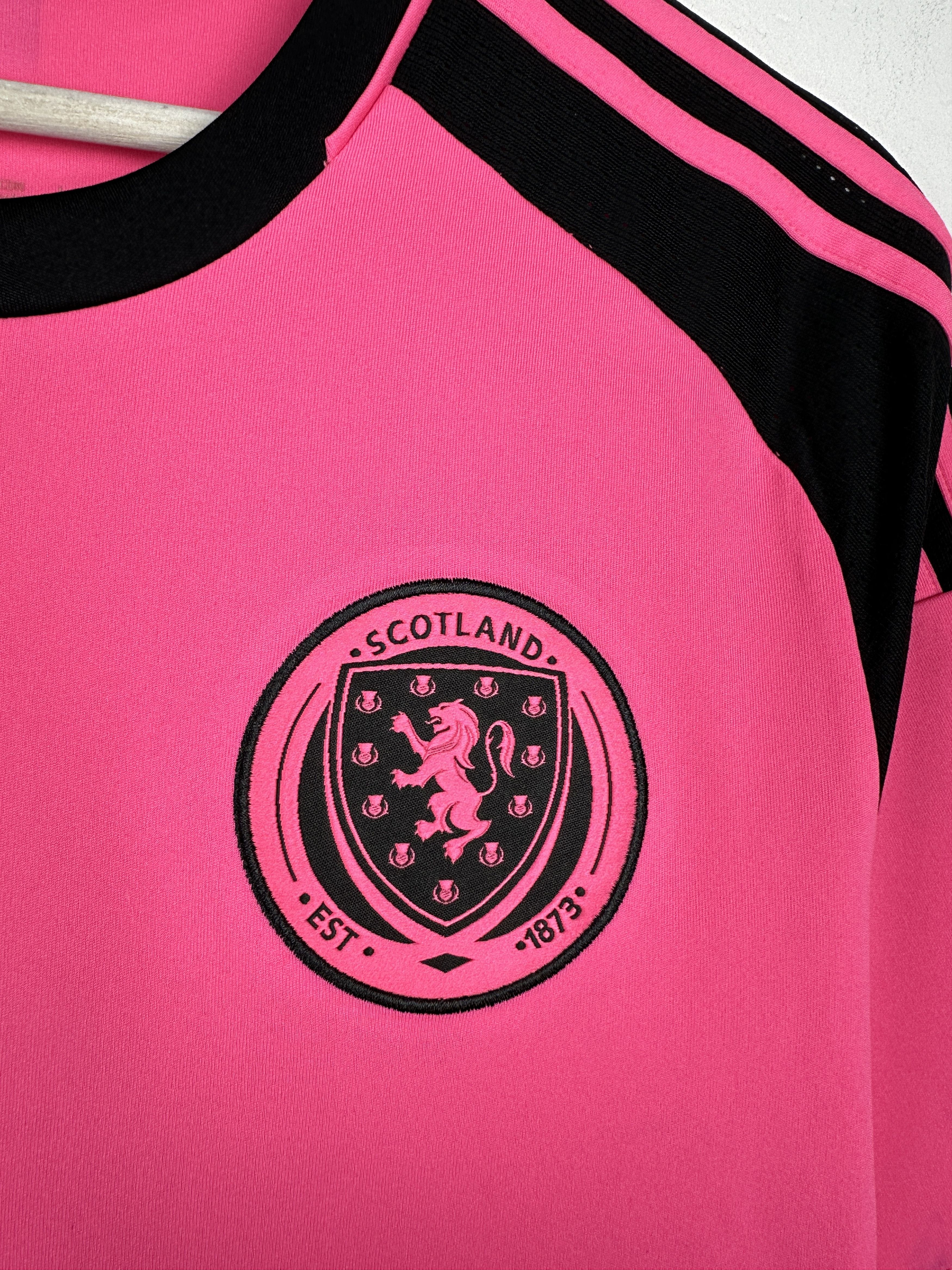Adidas Scotland Team 2016 Away Soccer Jersey Football Shirt Size US M / EU 48-50 / 2 - 7 Thumbnail