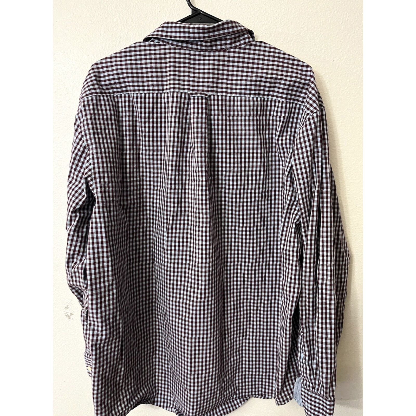 Izod IZOD Shirt Mens XL Multicolor Gingham Plaid Button-Up Long Sleeve Chest Pocket Mens Size US XL / EU 56 / 4 - 3 Thumbnail