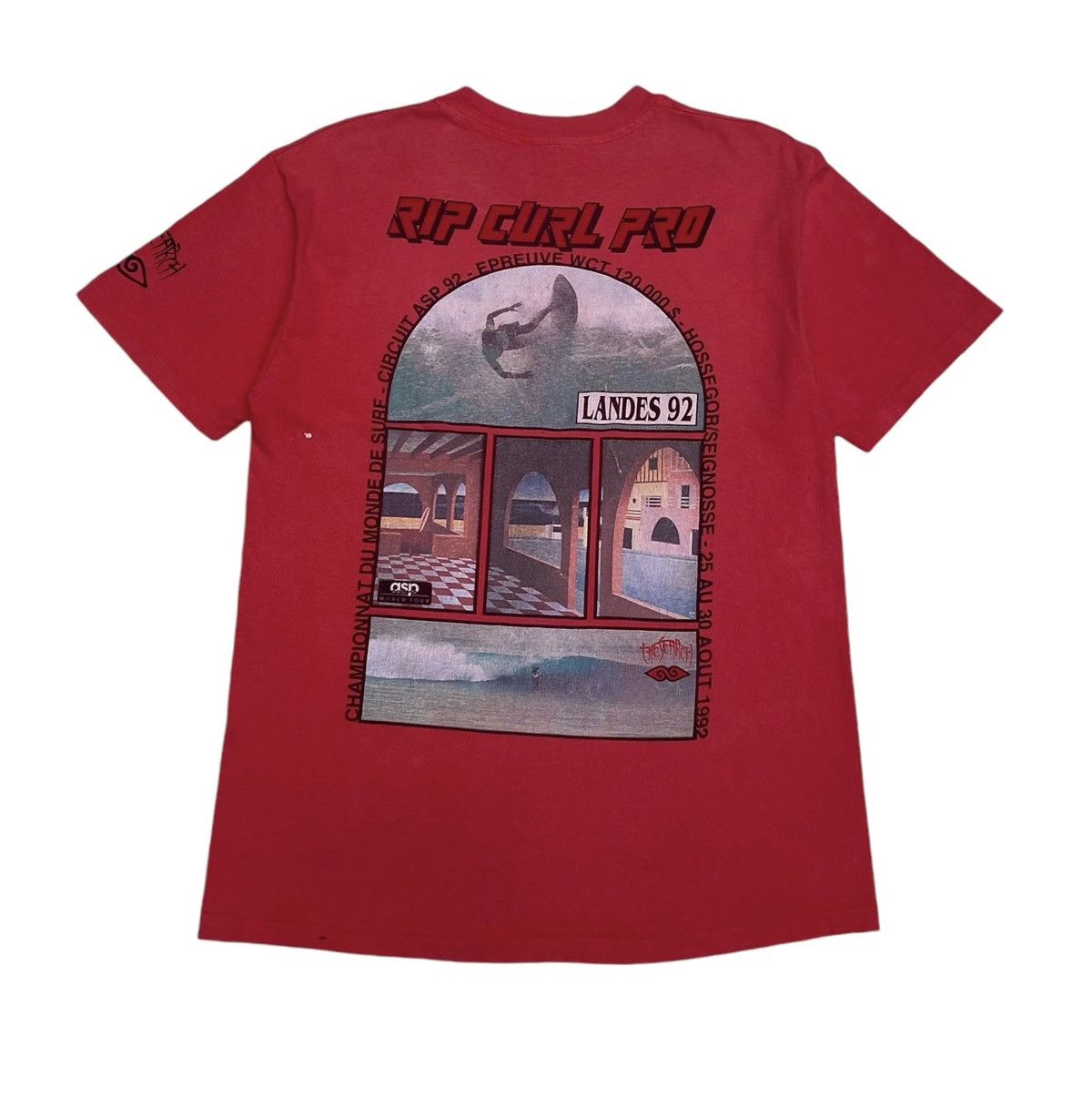 Rip Curl × Vintage Very Rare Vintage Rip Curl Skate Made In USA T-shirt 1990s Size US M / EU 48-50 / 2 - 1 Thumbnail