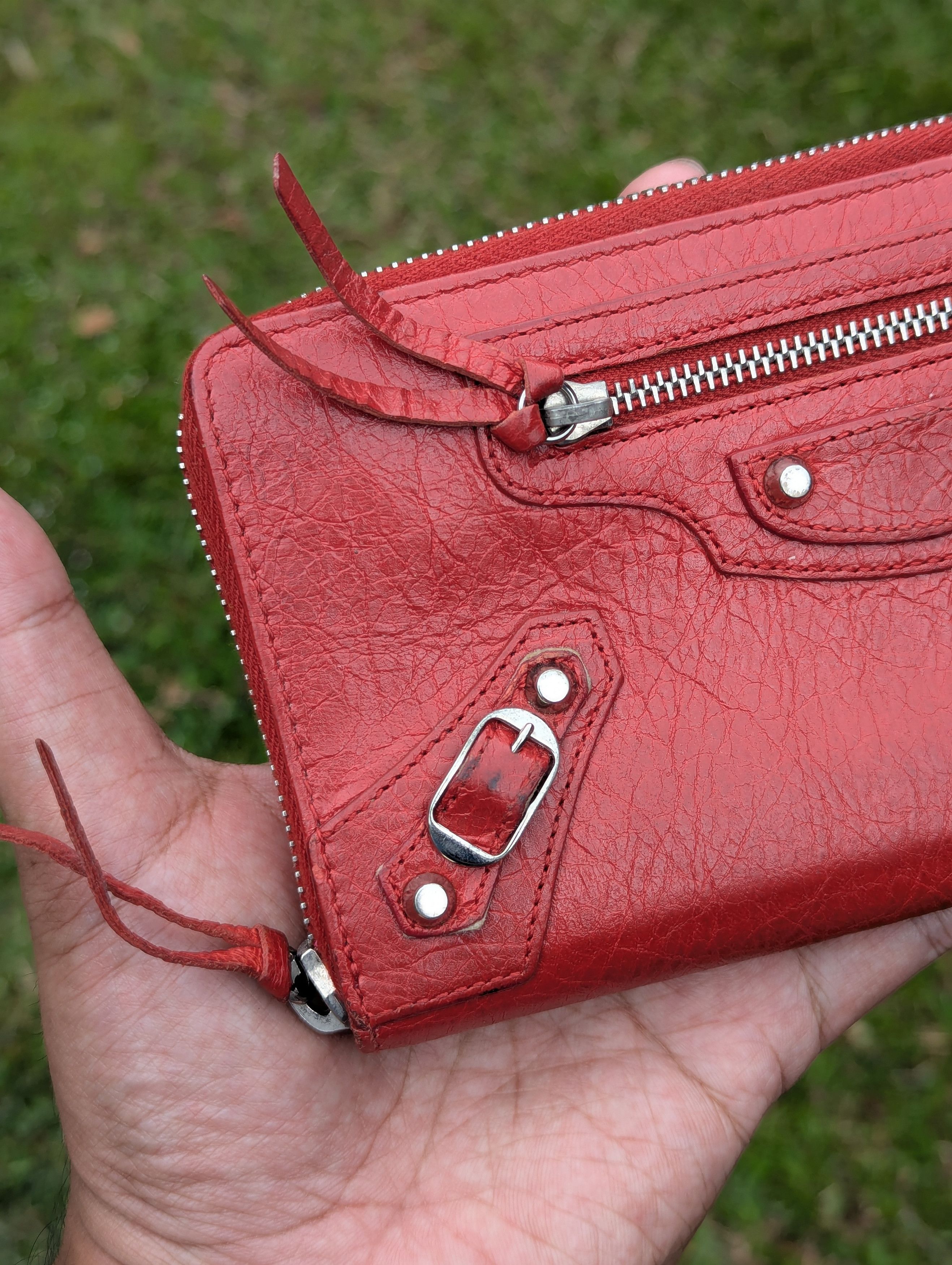 Balenciaga 🔥FREE SHIPPING🔥 Balenciaga City Leather Wallet Vintage Size ONE SIZE - 3 Thumbnail