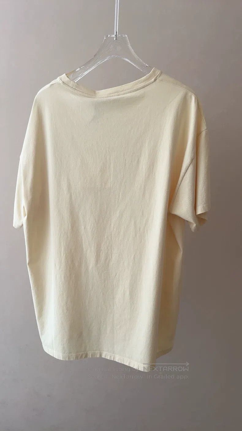 The Row The Row Light Yellow Basic Short Sleeve Top Size S / US 4 / IT 40 - 5 Thumbnail