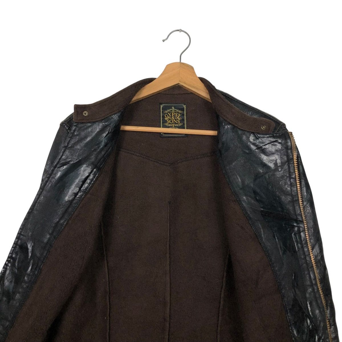 Hysteric Glamour 🔥VINTAGE SOFT LEATHER BIKER JACKET GYPSY & SONS JAPAN Size US M / EU 48-50 / 2 - 16 Thumbnail