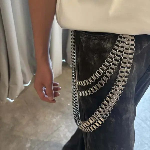Jewelry Multi-Layer Wallet Chain, Pants Chain Size ONE SIZE - 1 Thumbnail