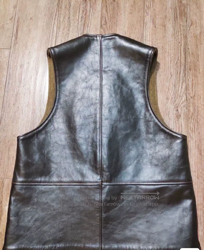 The Real McCoy's The Real McCoys Horseskin tea core vest Size US XS / EU 42 / 0 - 2 Thumbnail