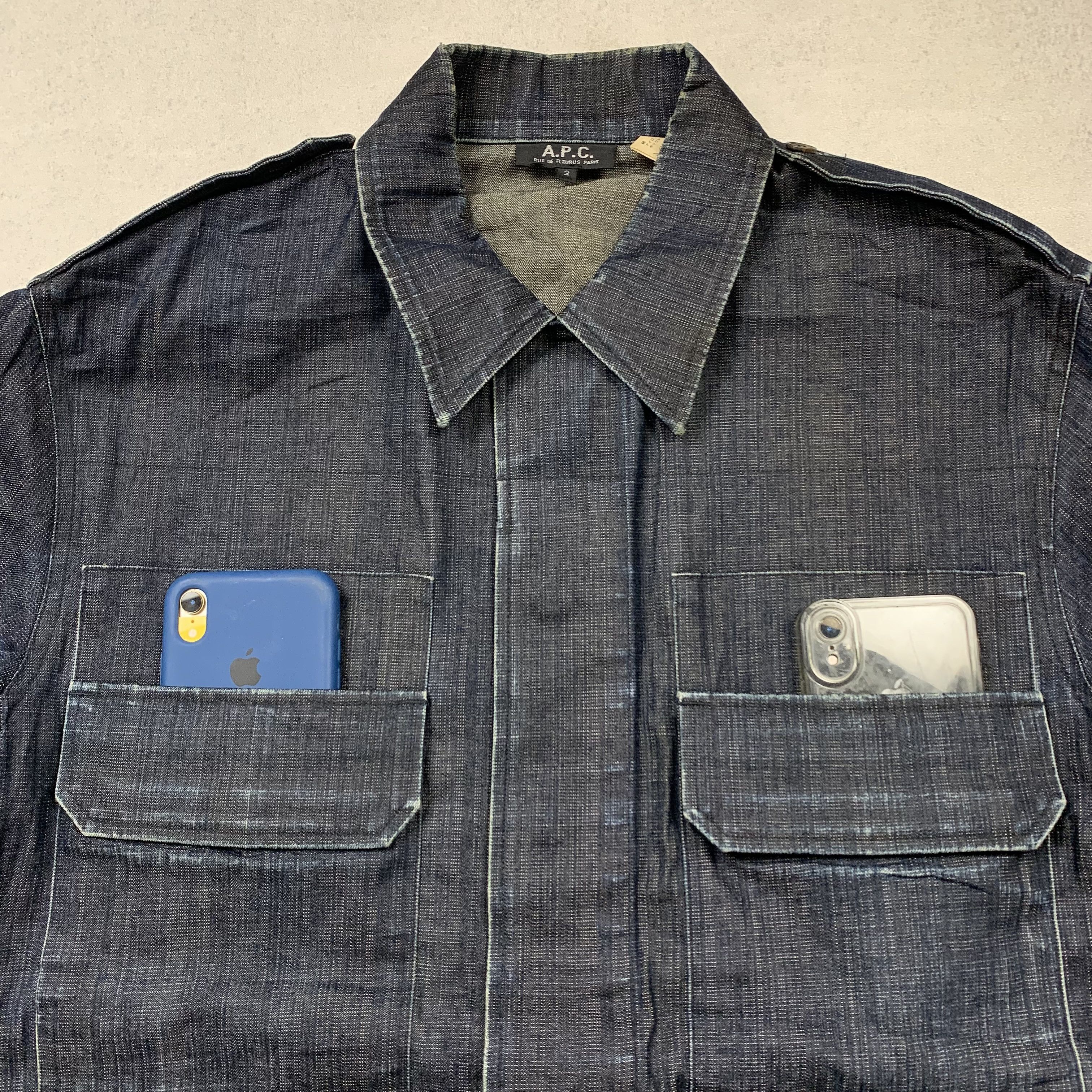 A.P.C. APC Denim Outer Shirt Jacket Size US M / EU 48-50 / 2 - 4 Thumbnail